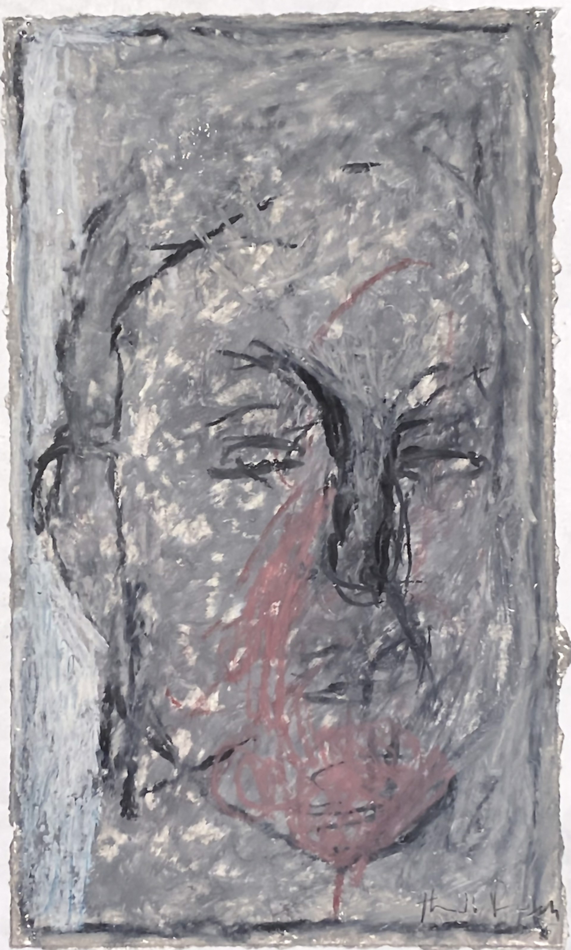 Drawings from Mt Gretna: Head VIII by Thaddeus Radell