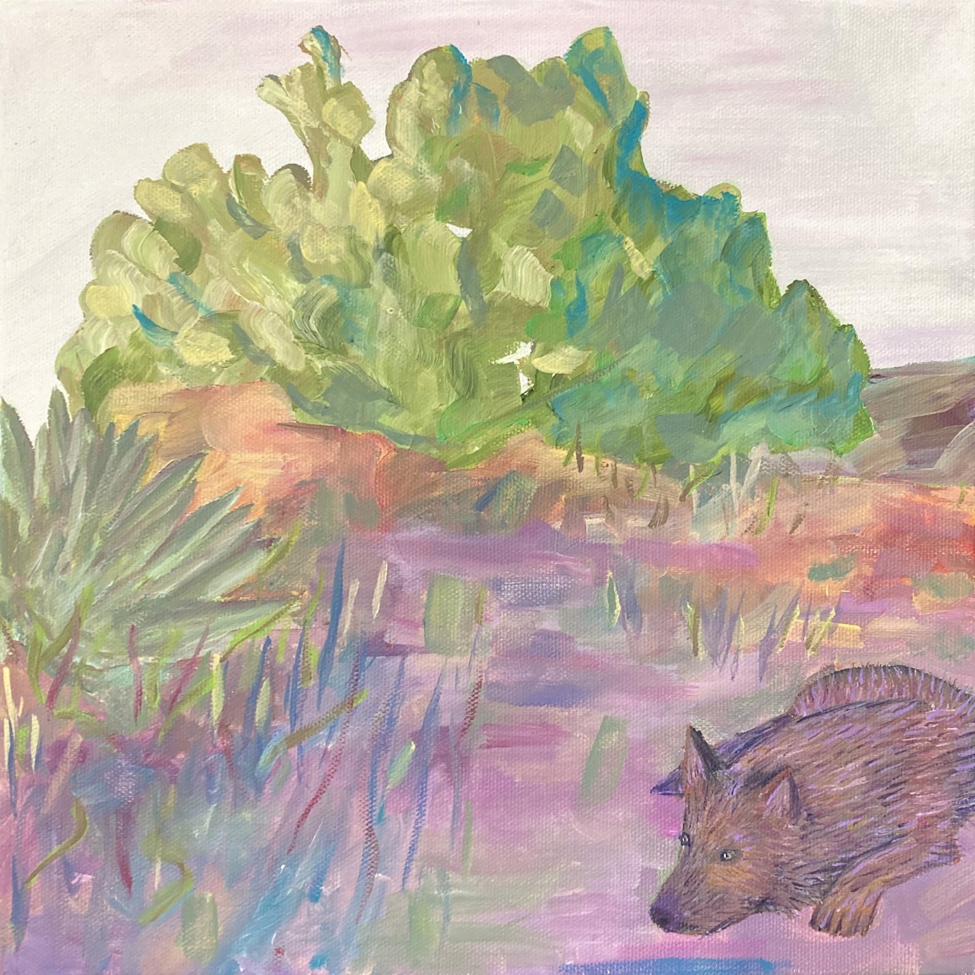 "Sedona Dog" by Anna Krieg by Art One Foundation