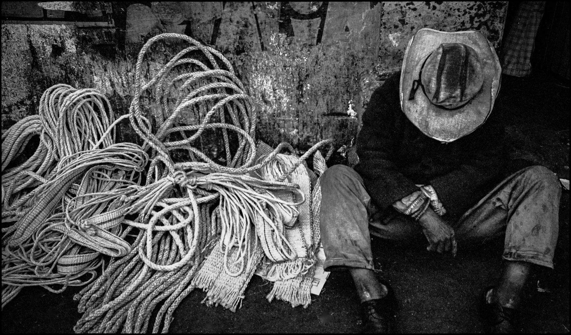 Sleeping Man with Rope, Mexico (open edition)(unframed) by James Hayman