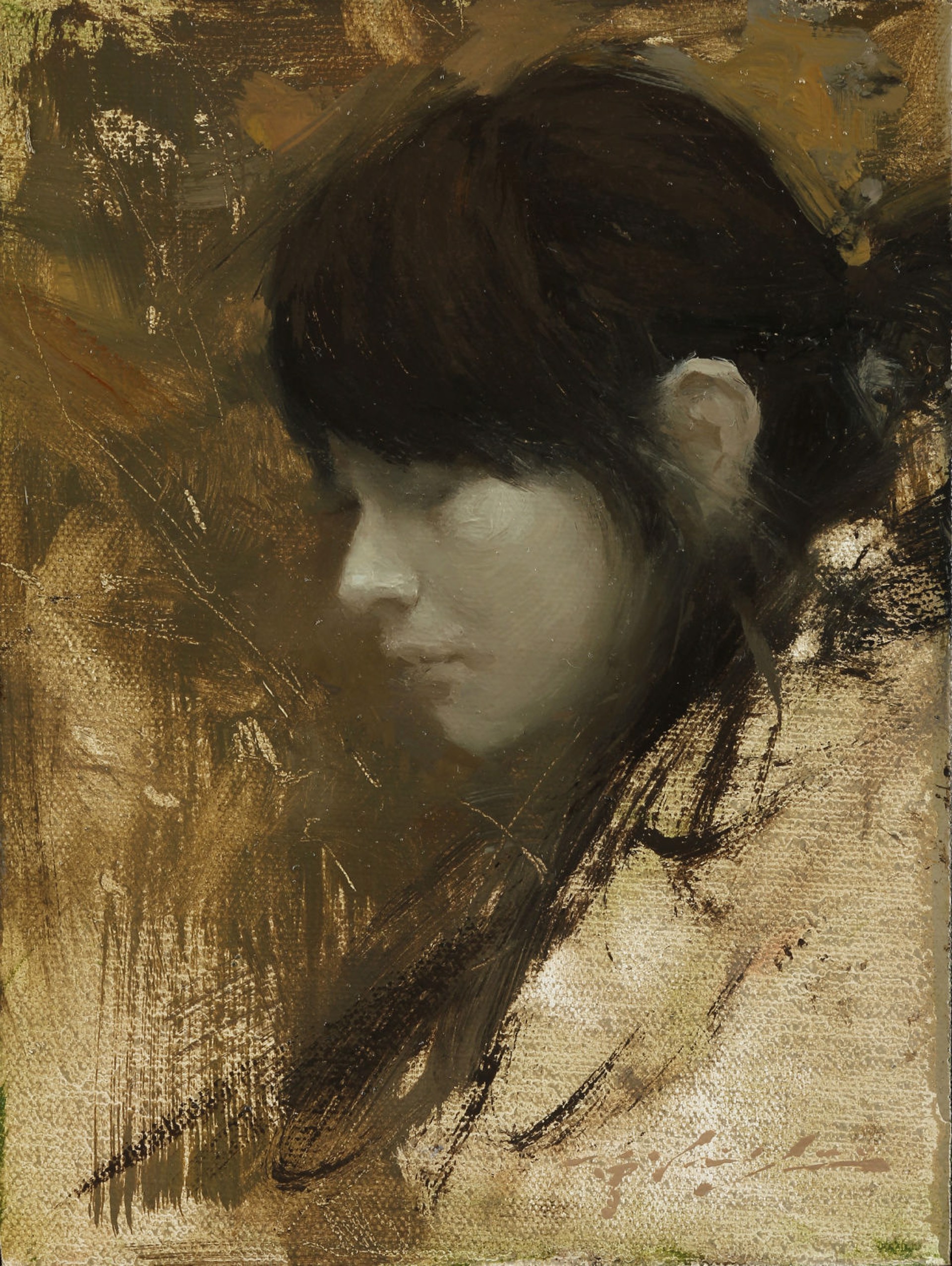 Profile in Yellow Note by Hsin-Yao Tseng