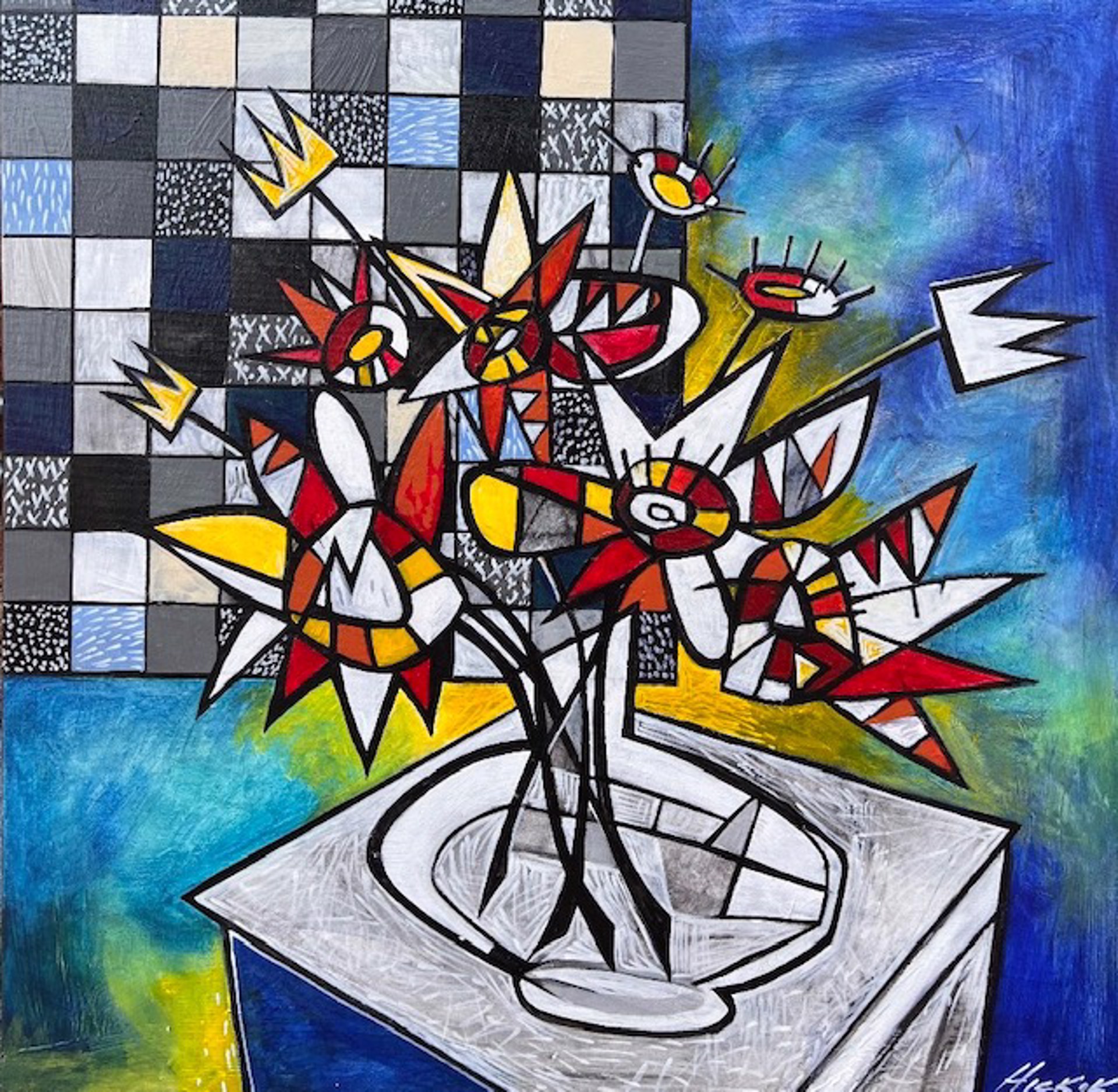 Picasso Bloom by Steve Hickok