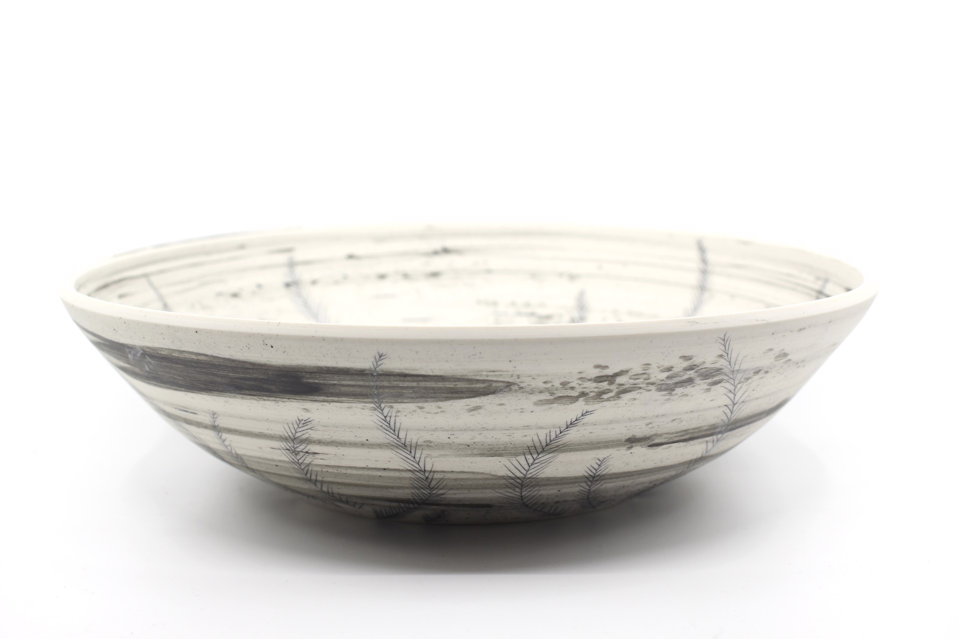 Large Feather Fern Bowl by Bianka Groves