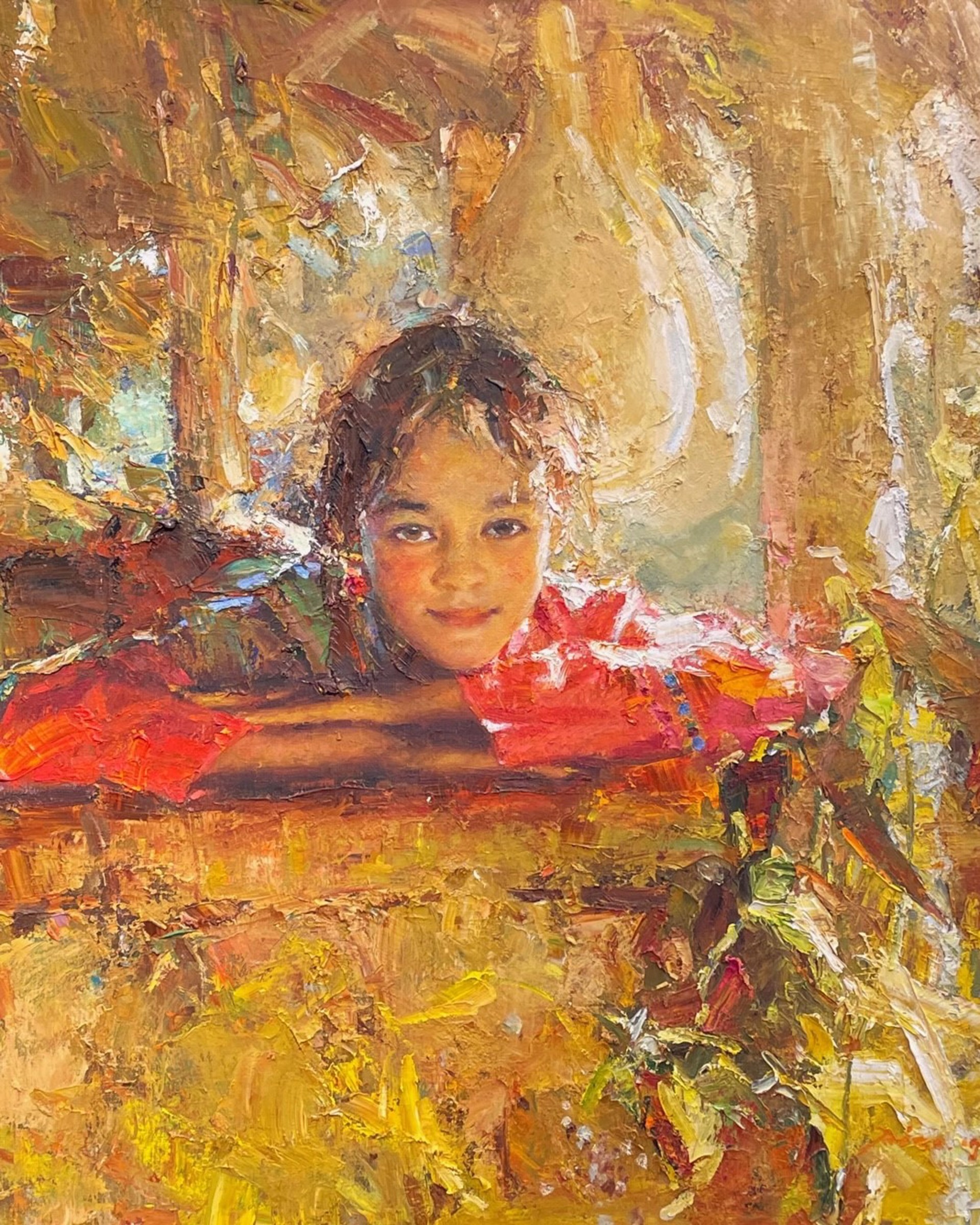 Beauty In Red by Piao Xue Cheng