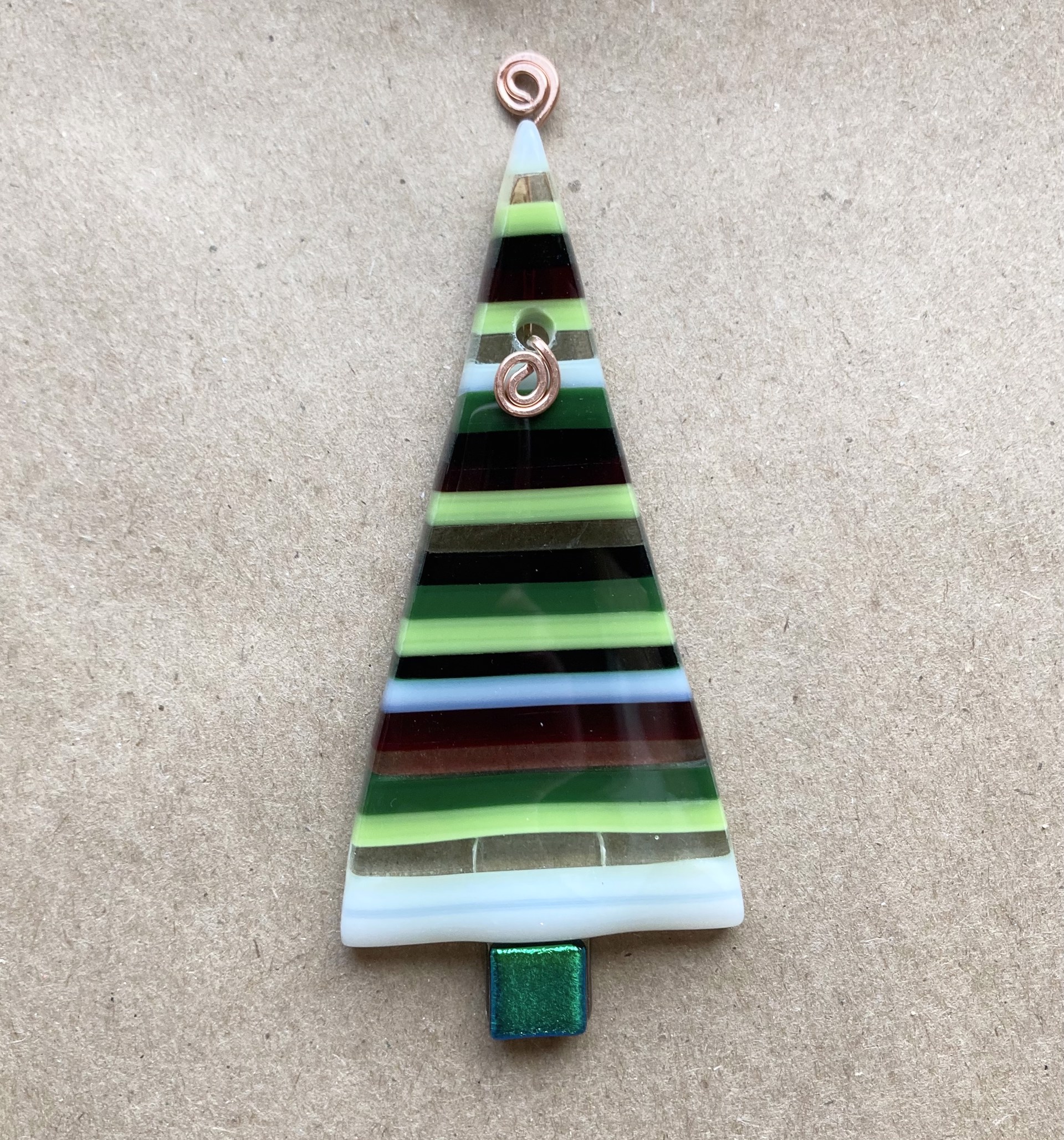Striped Tree Ornament by Doug and Barbara Henderson