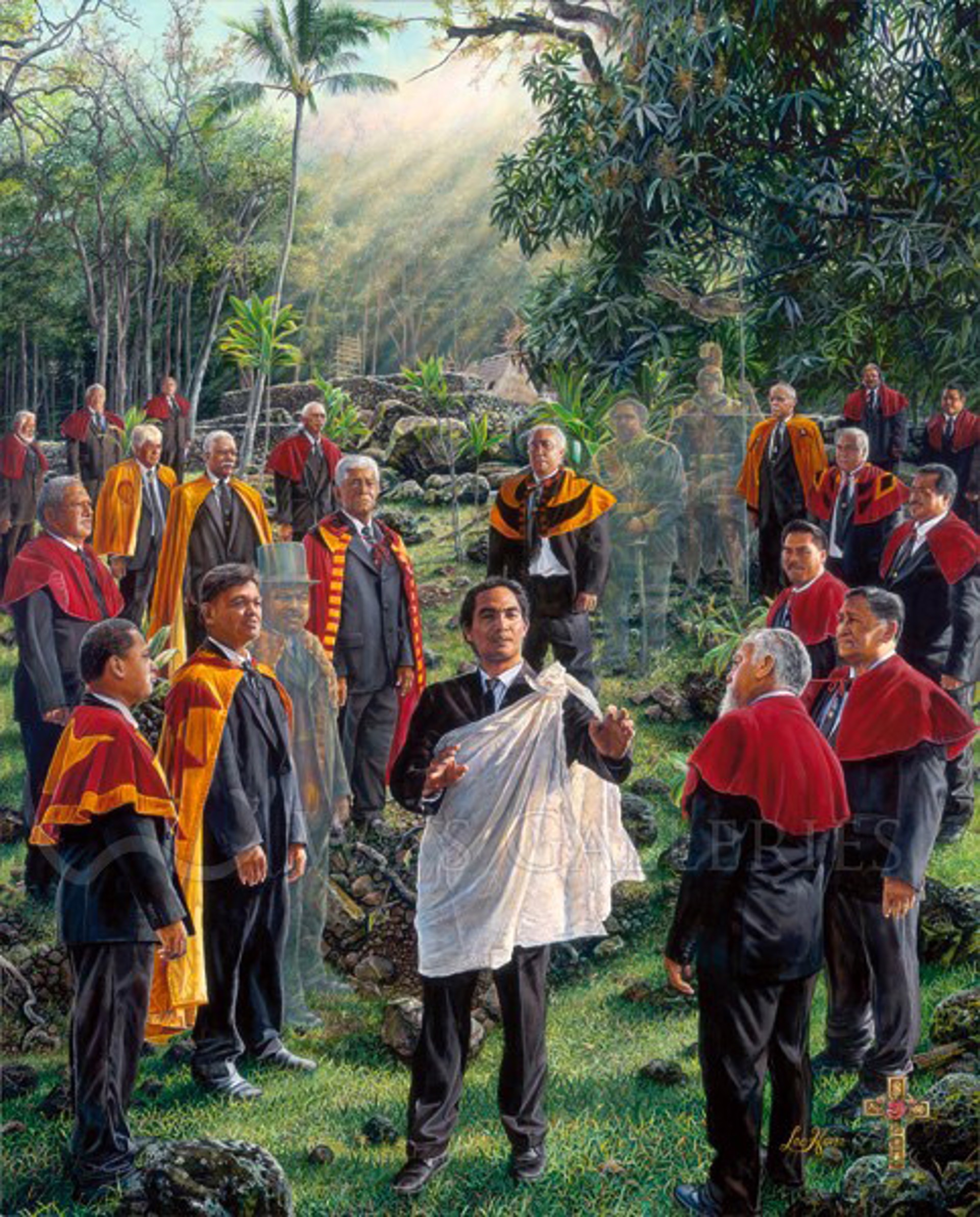 Royal Order - Ke Aloha Hoahanau (AP) (FRAMED) by Leohone Magno
