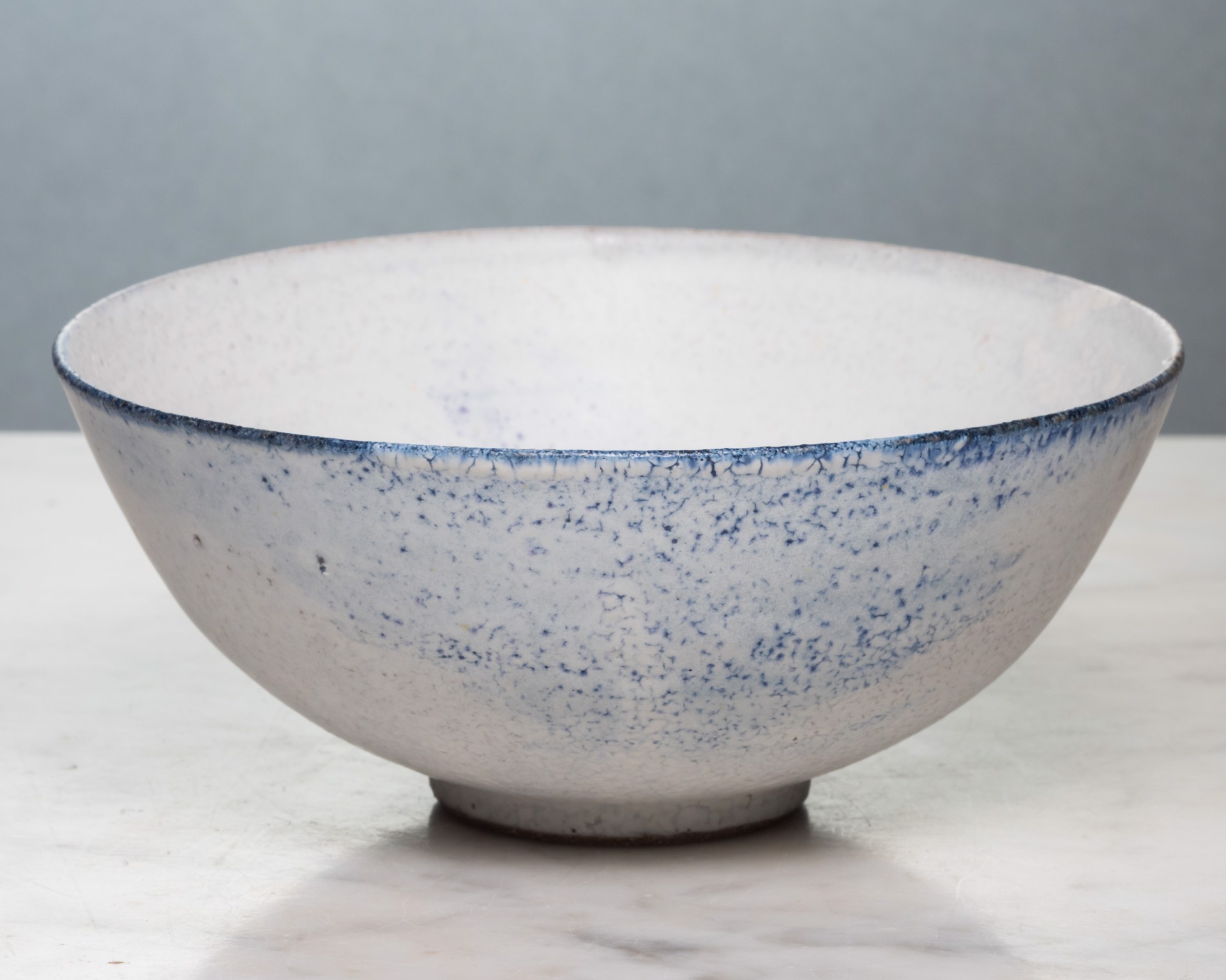 Broken Blue Bowl by Franny Owen