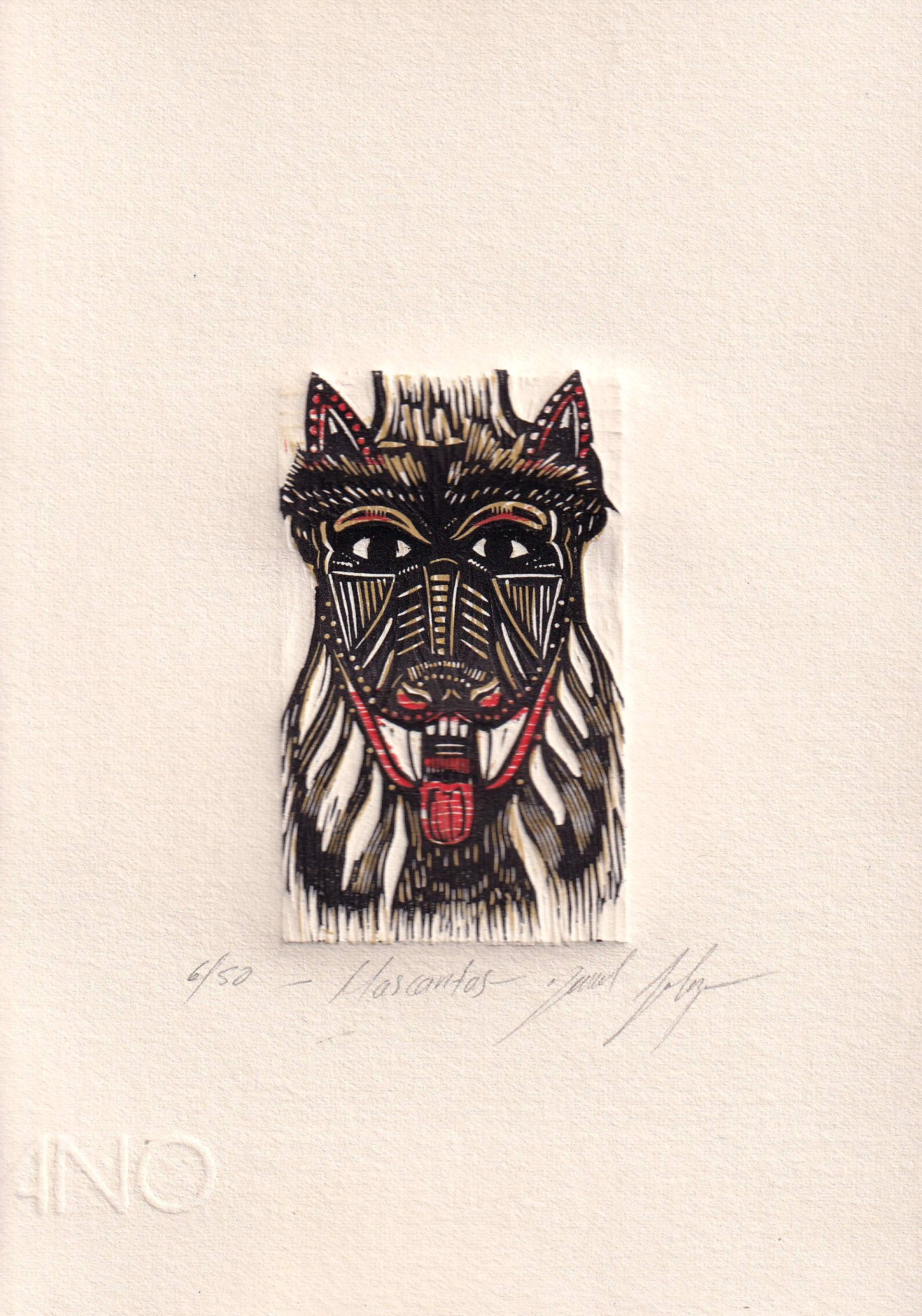 Mascaritas (Lobo) by Daniel Salazar