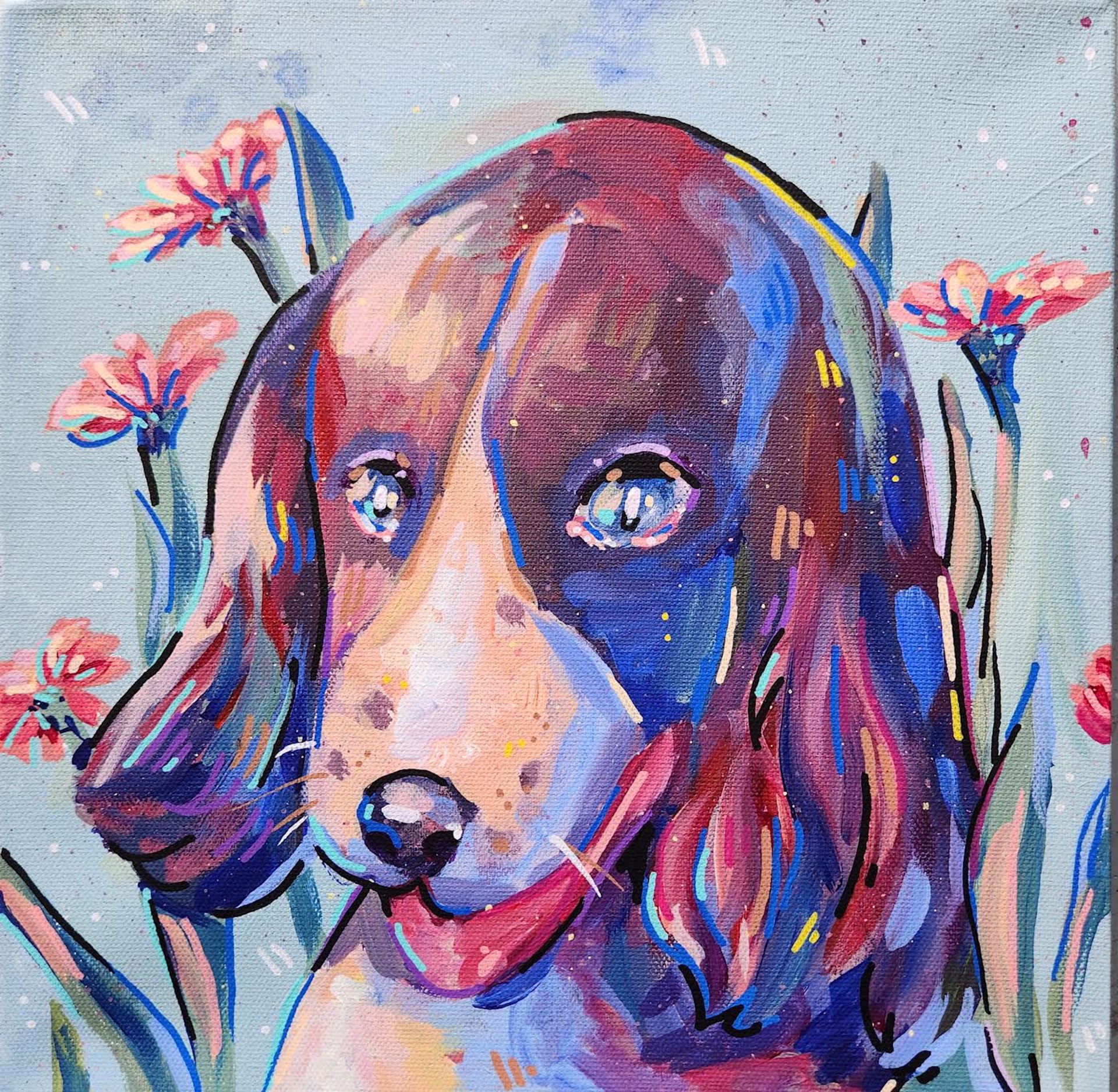 "Flower Dog" by Arwynn Aristizabal (NSAA) by Art One Foundation