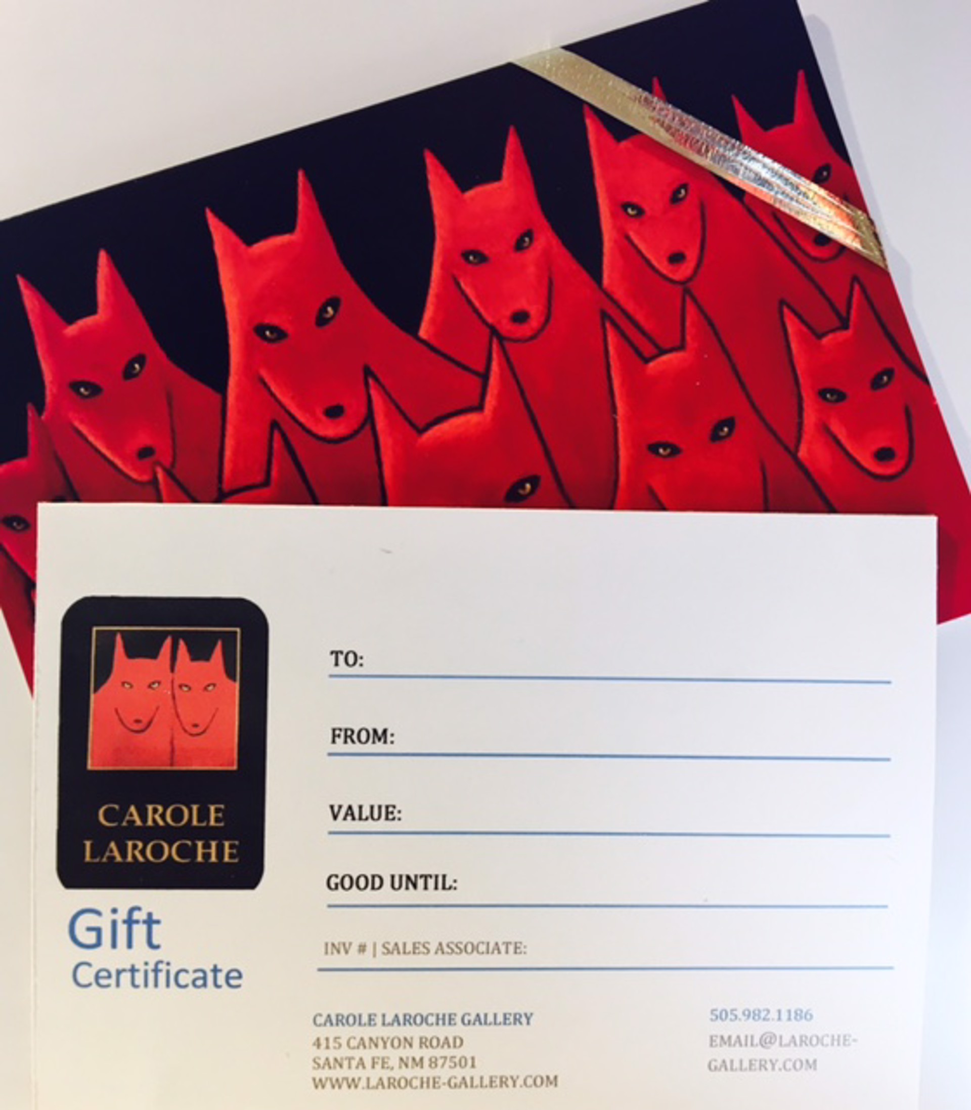 Gift Certificate by Carole LaRoche