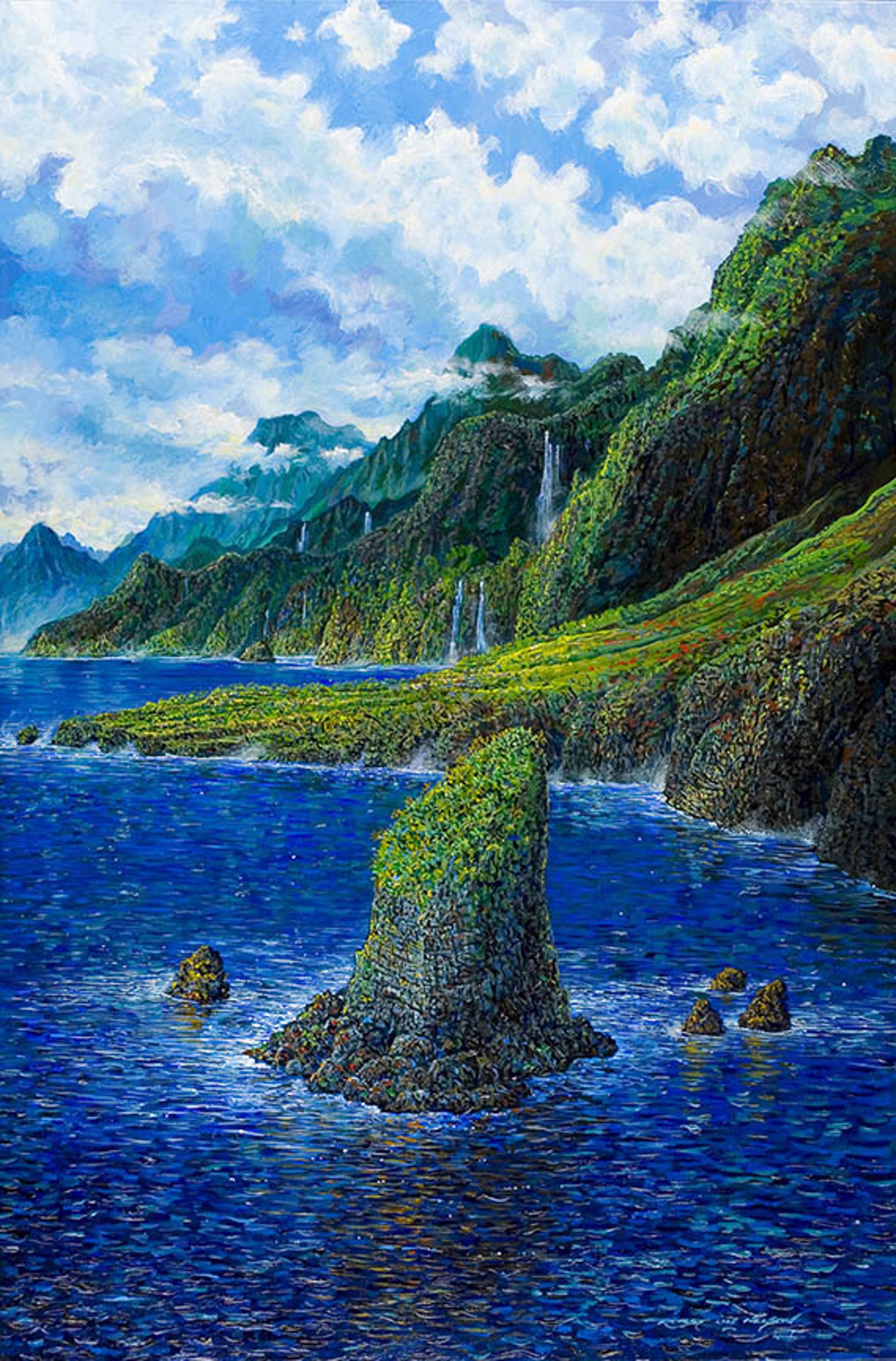 Windswept Skies in Paradise by Robert Lyn Nelson