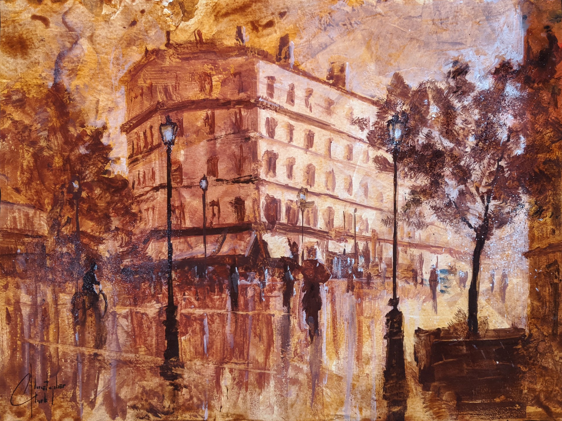 Sepia Tone, Paris IV by Christopher Clark