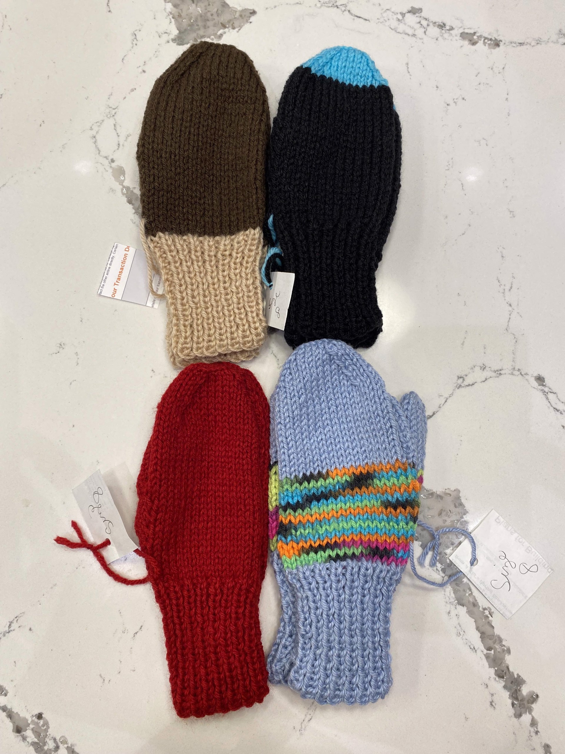 Handmade Mittens - Size 8 by Cathy Miller