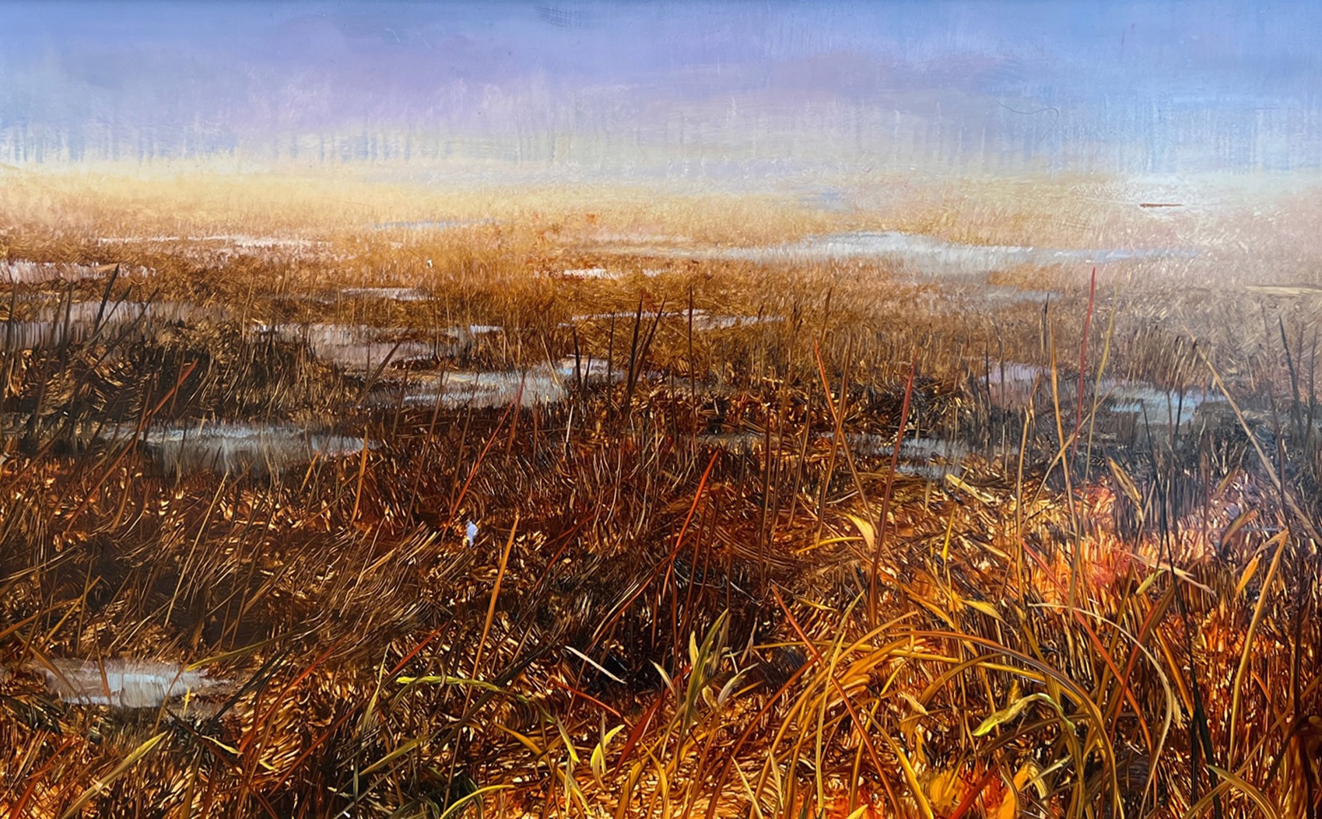 Misty Meadow by David Dunlop