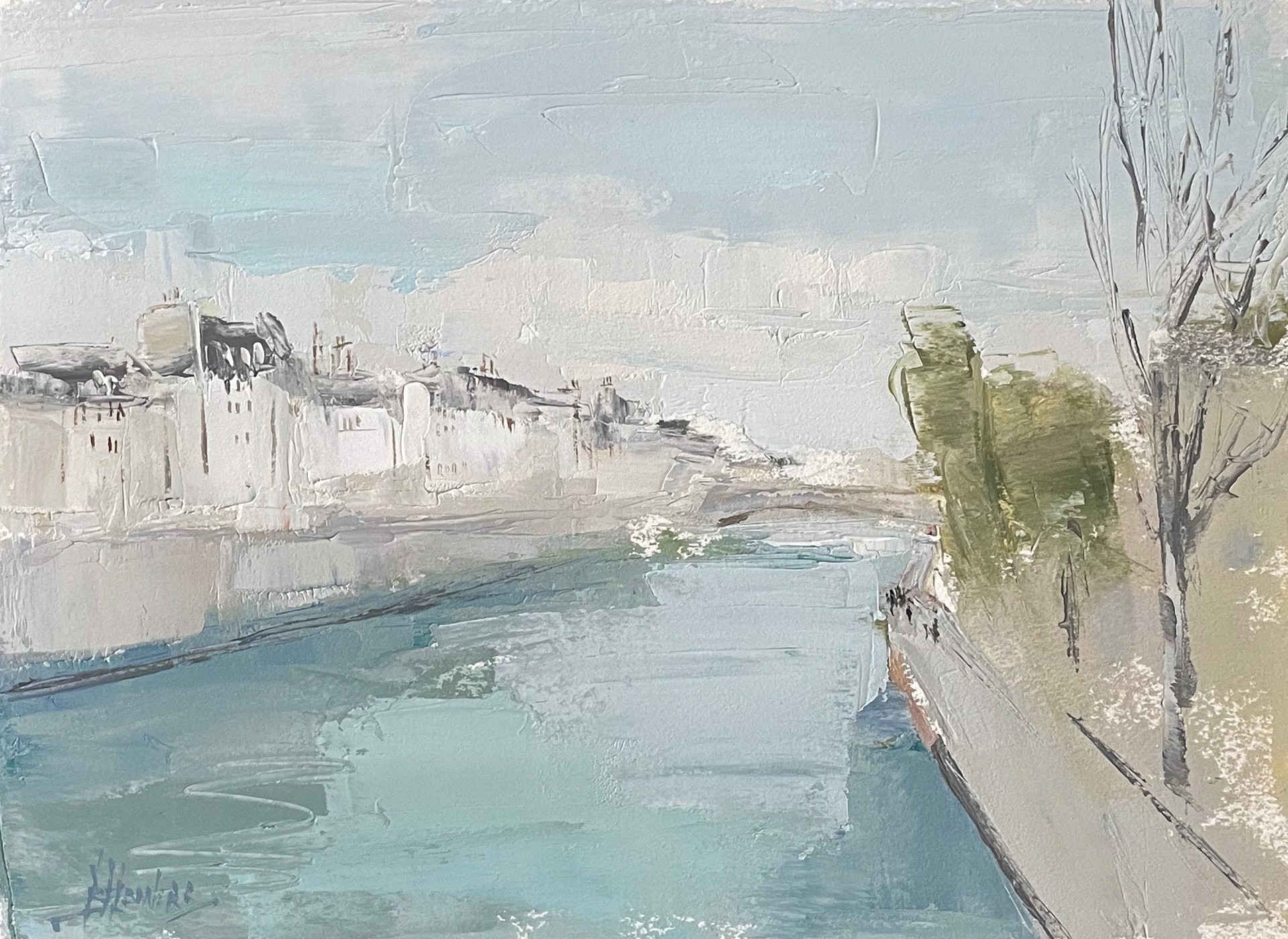 Along the Seine by Barbara Flowers