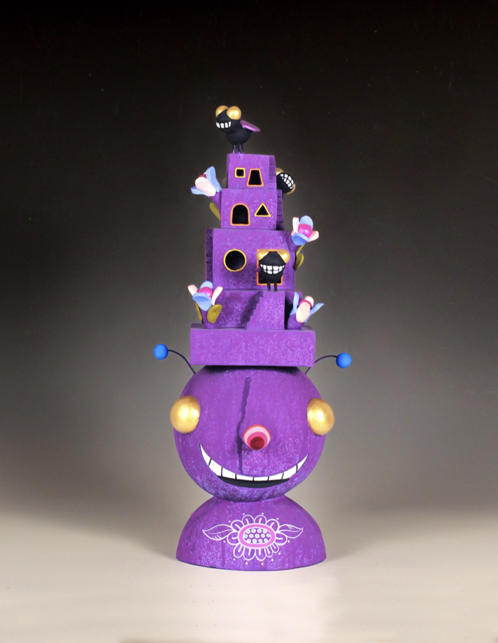 Ziggy Zag Buzzed Ebulliently While His Ziggurat Hat Buzzed with Black Bees by Max Lehman