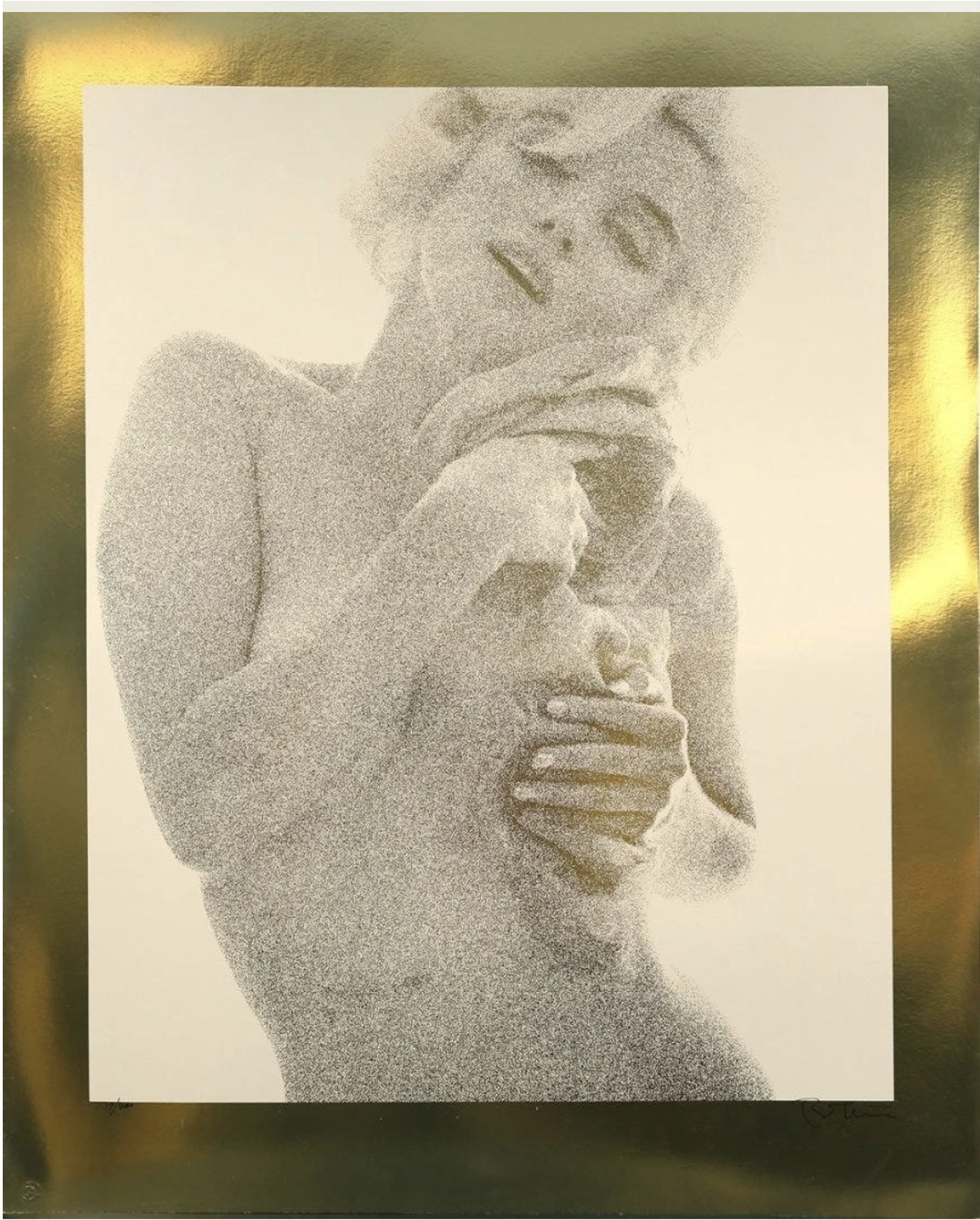 Marilyn Monroe with Roses (from The Last Sitting) by Bert Stern