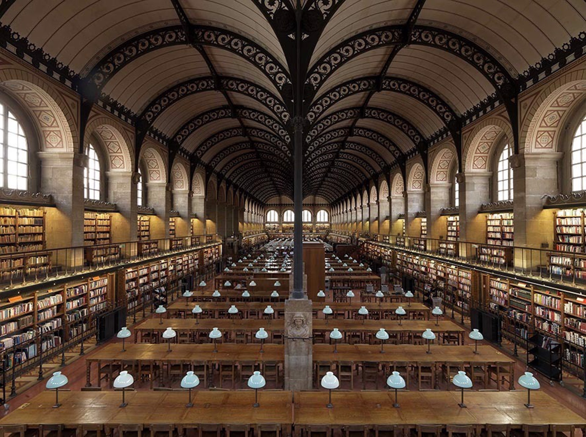 Biblioteca di Sainte Genevieve, Parigi by Massimo Listri