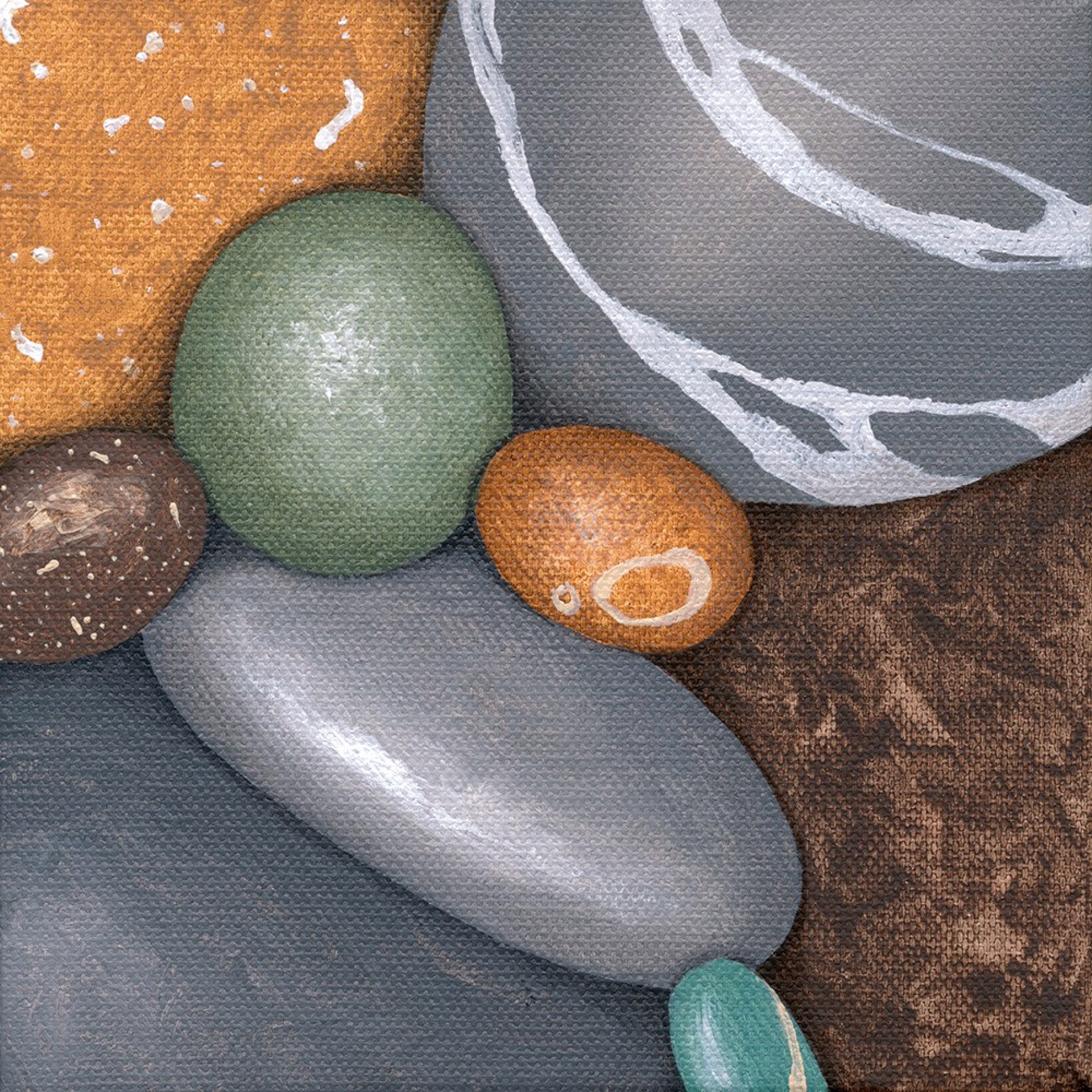 Pebble Painting #630 by Kristina Boardman