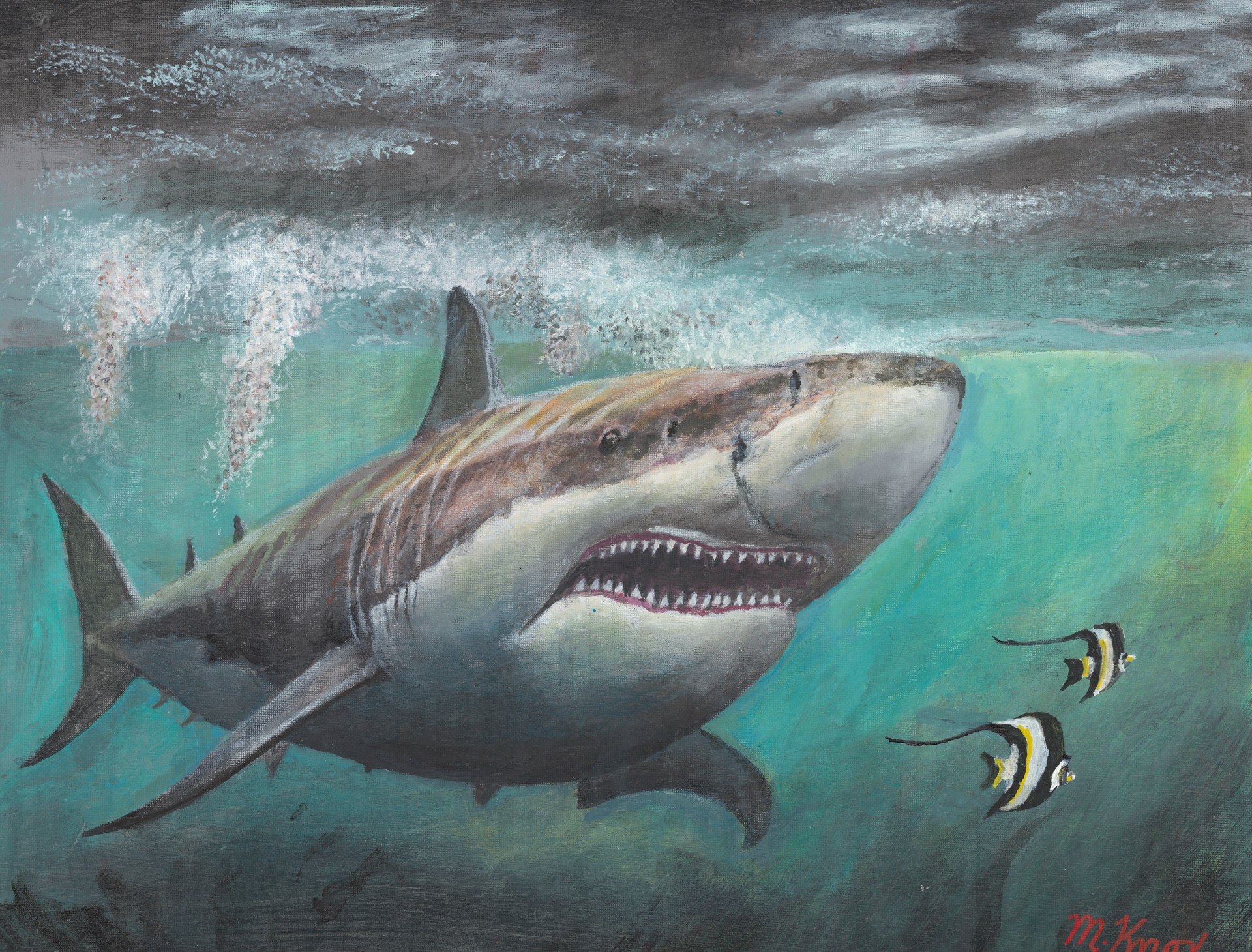 Great White by Mike Knox