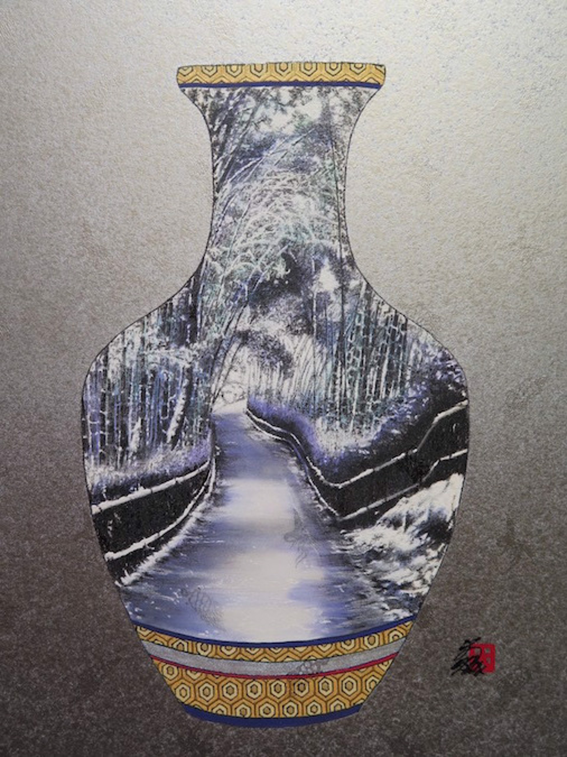 Fantasy Vase 4 by Hisashi Otsuka
