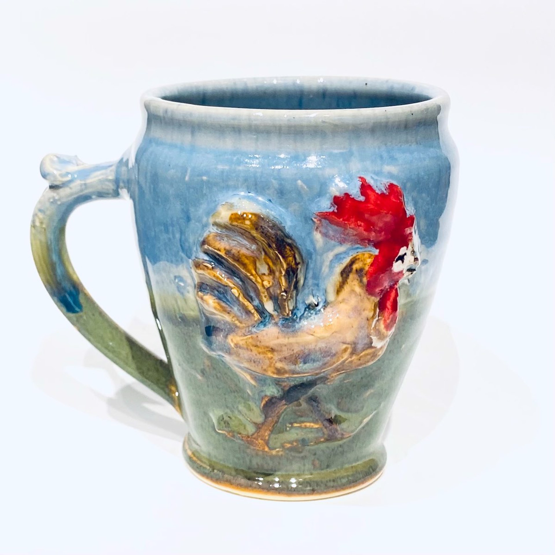 KK22-45 Rooster Mug by Kate Krause