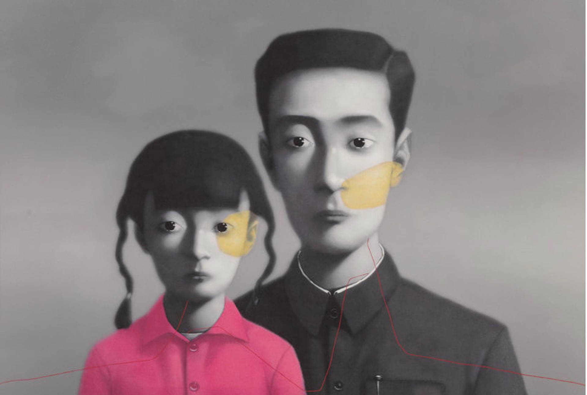Untitled, from Bloodline: Big Family by Zhang Xiaogang