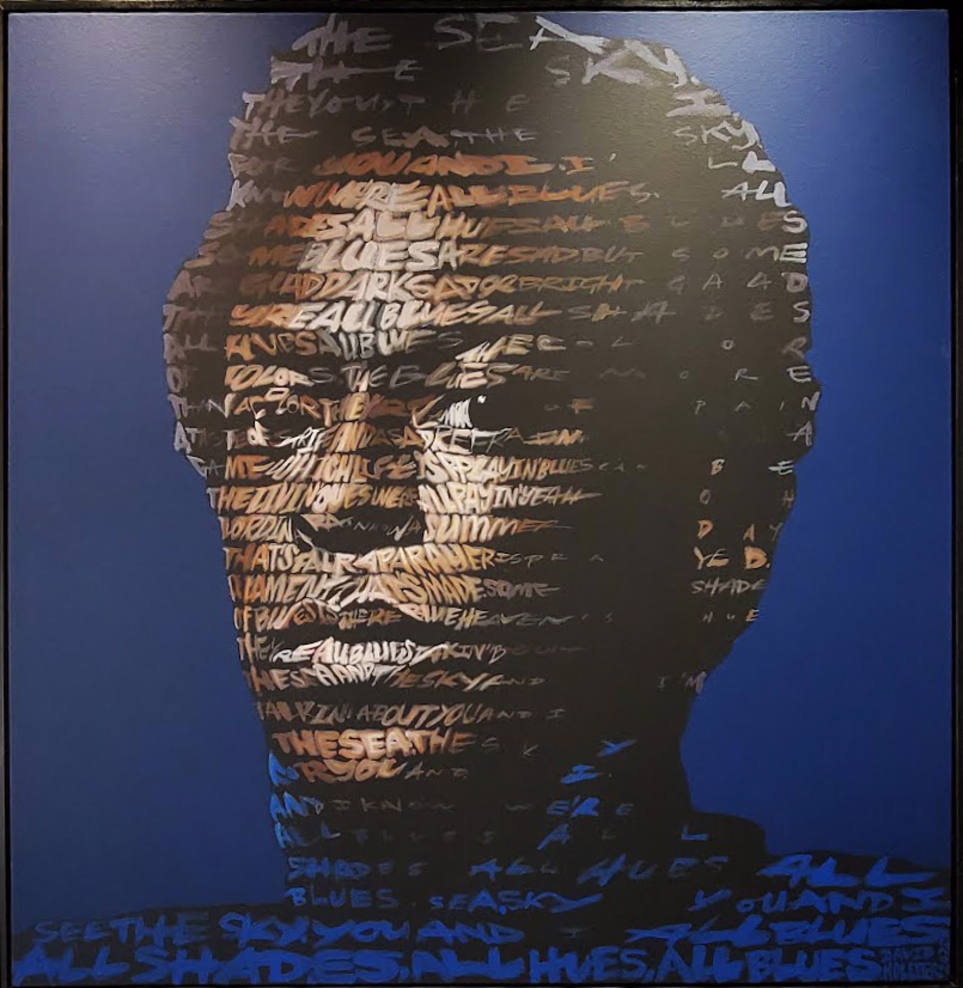 Miles Davis (Text: All Blues) by David Hollier