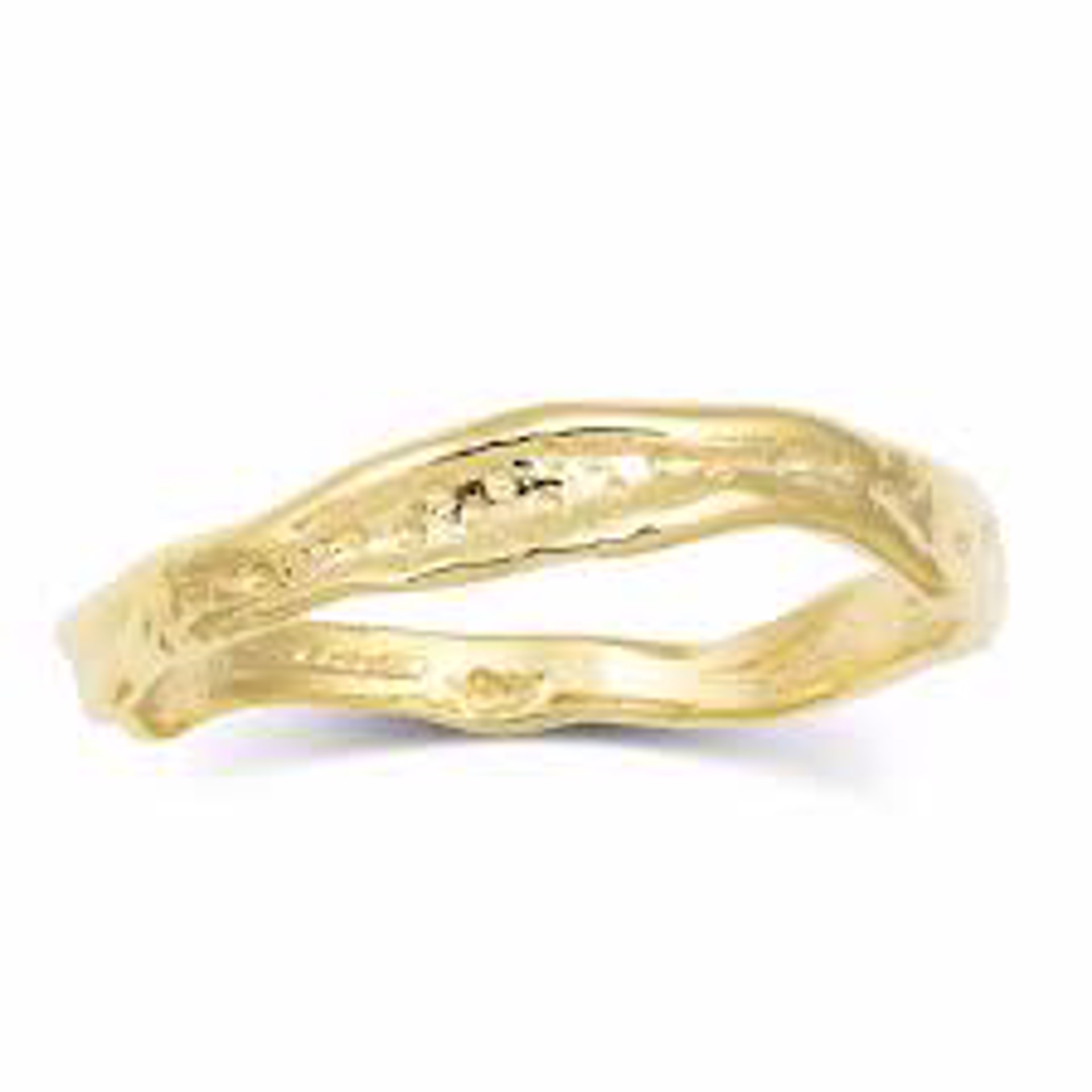 Rhythm of the Sea band- 18k yellow gold by Kristen Baird