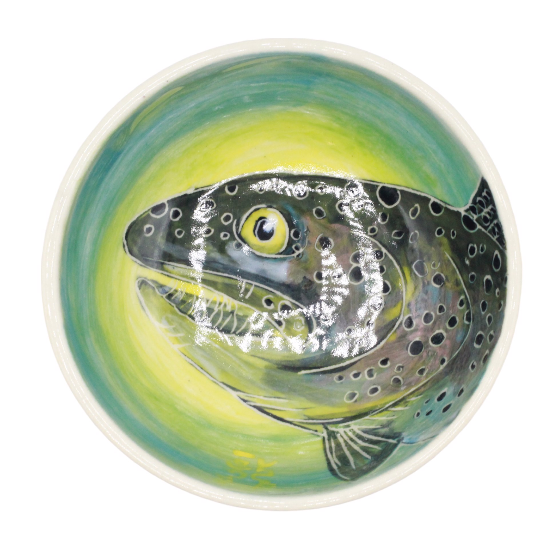 Small Trout Bowl by Kim Filiaggi