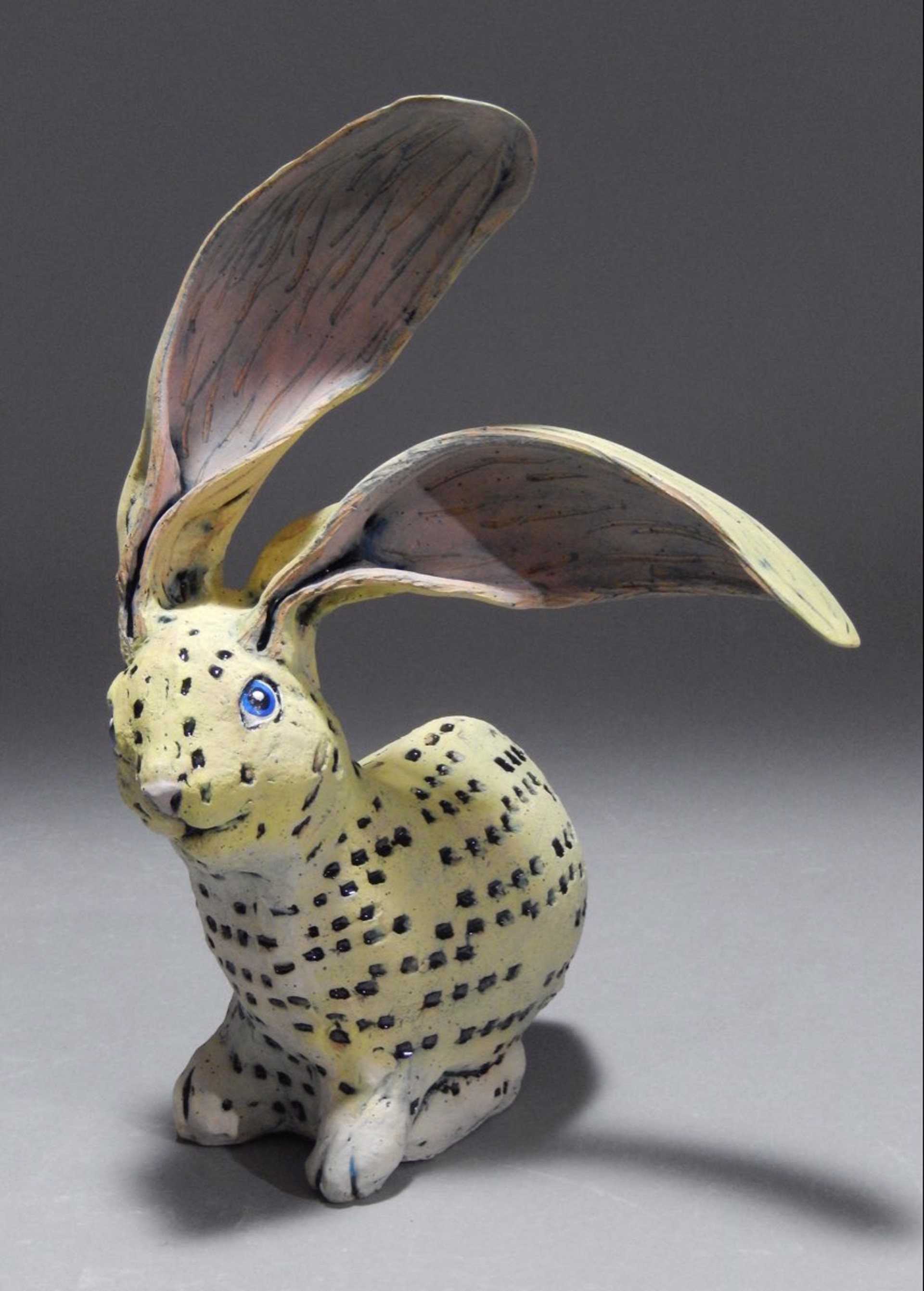 Yellow Bunny by Janet Leazenby