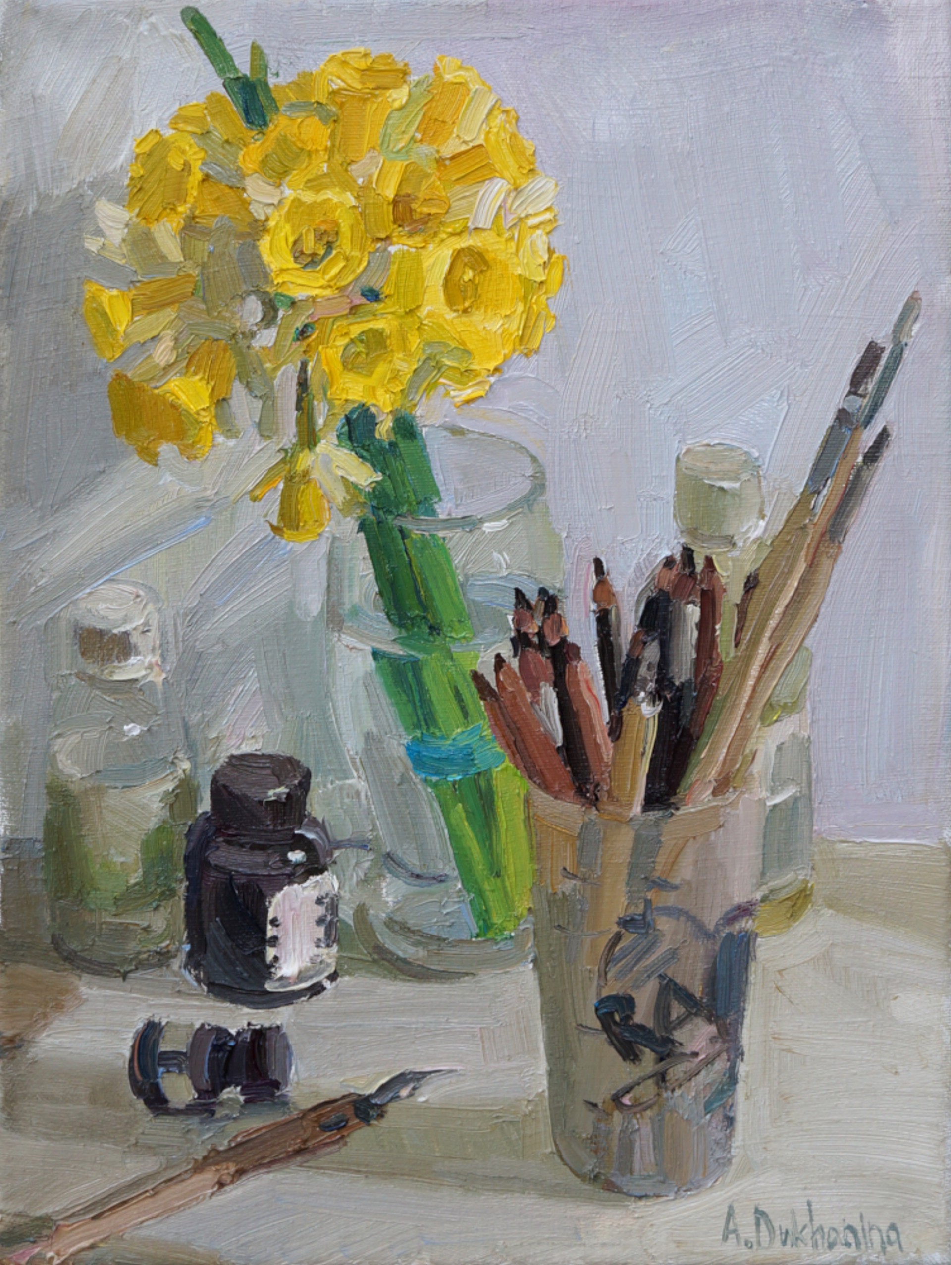 Spring in the Studio by Anastasia Dukhanina