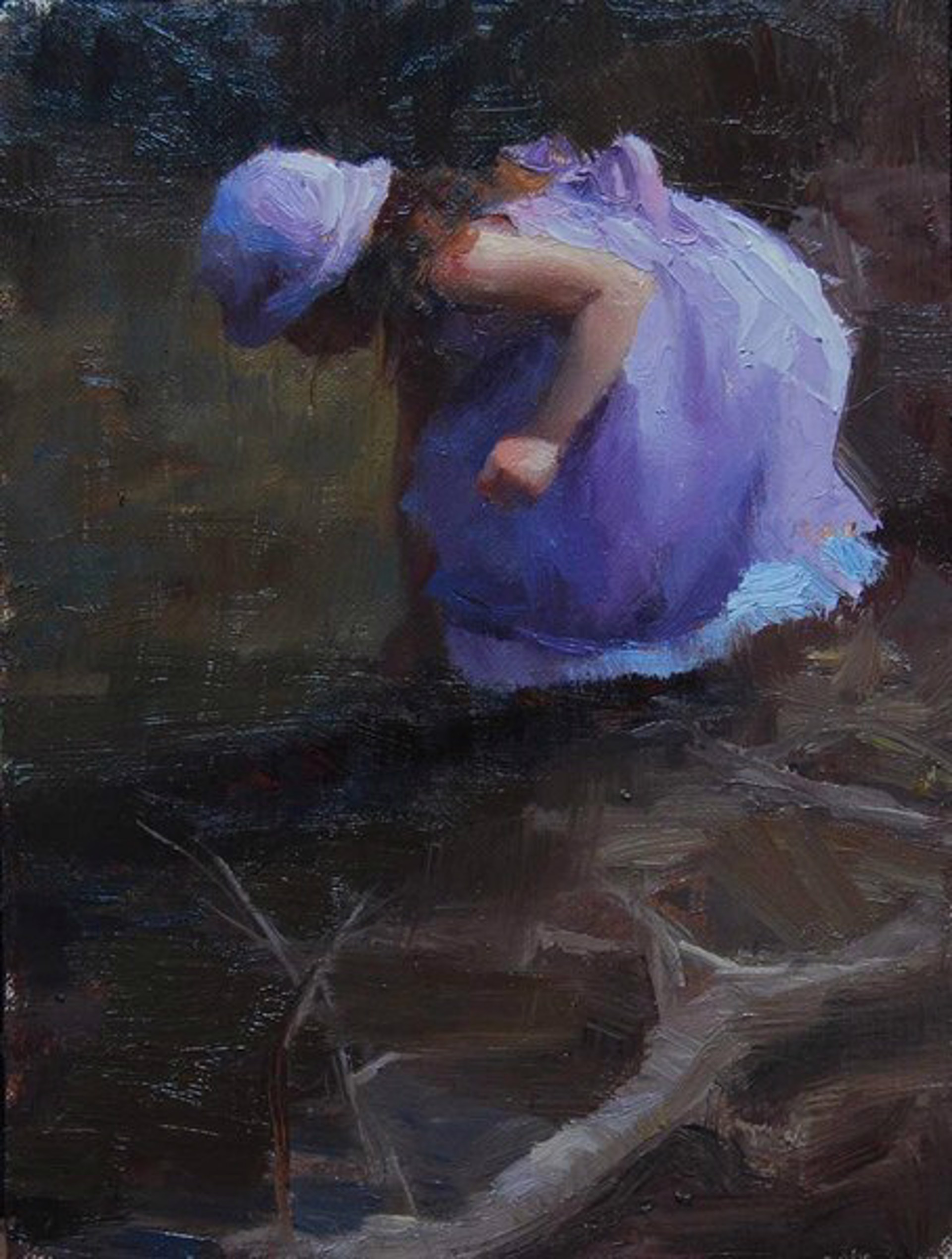 Purple Dress by Marci Oleszkiewicz