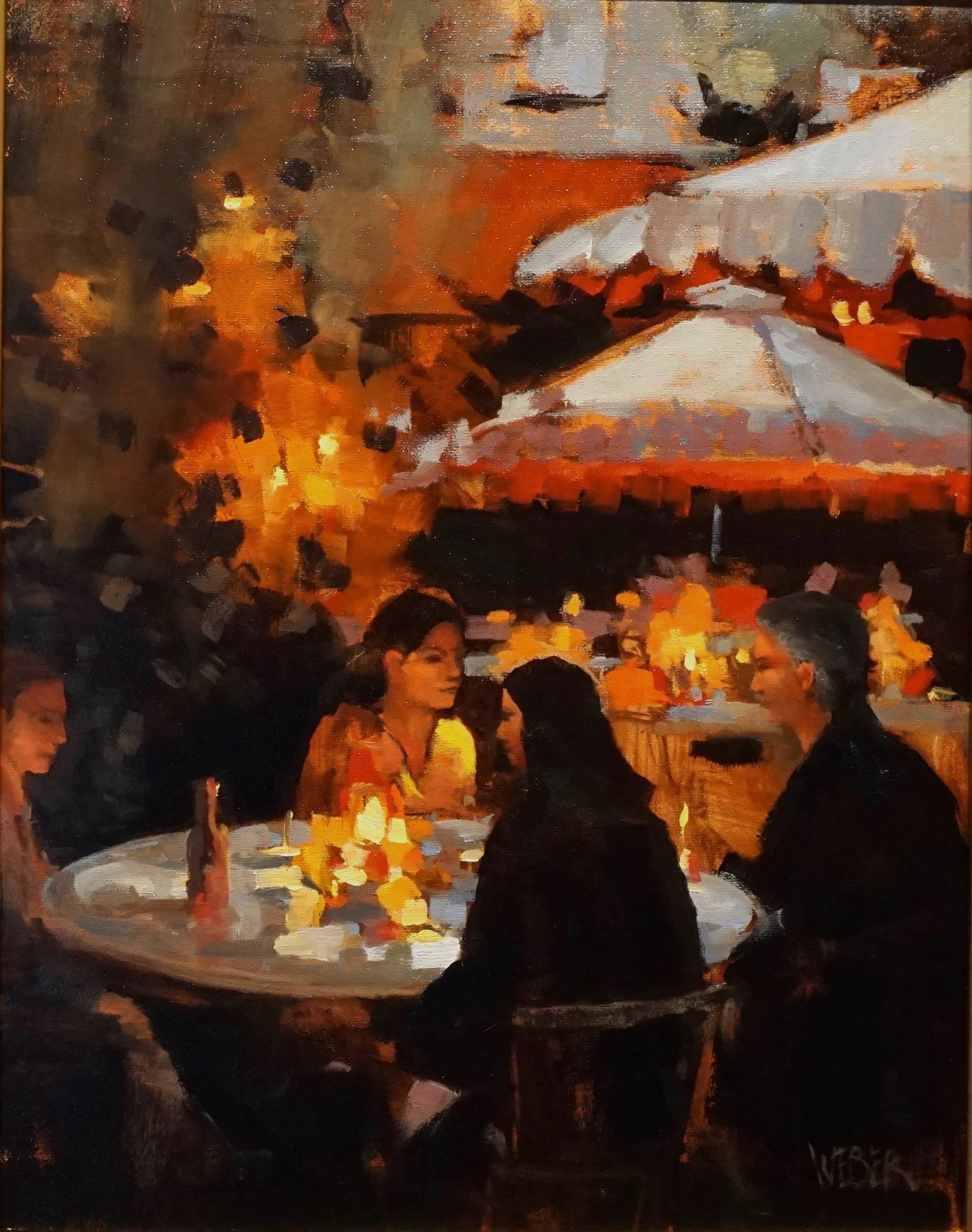 Dinner on the Patio by Donald Weber