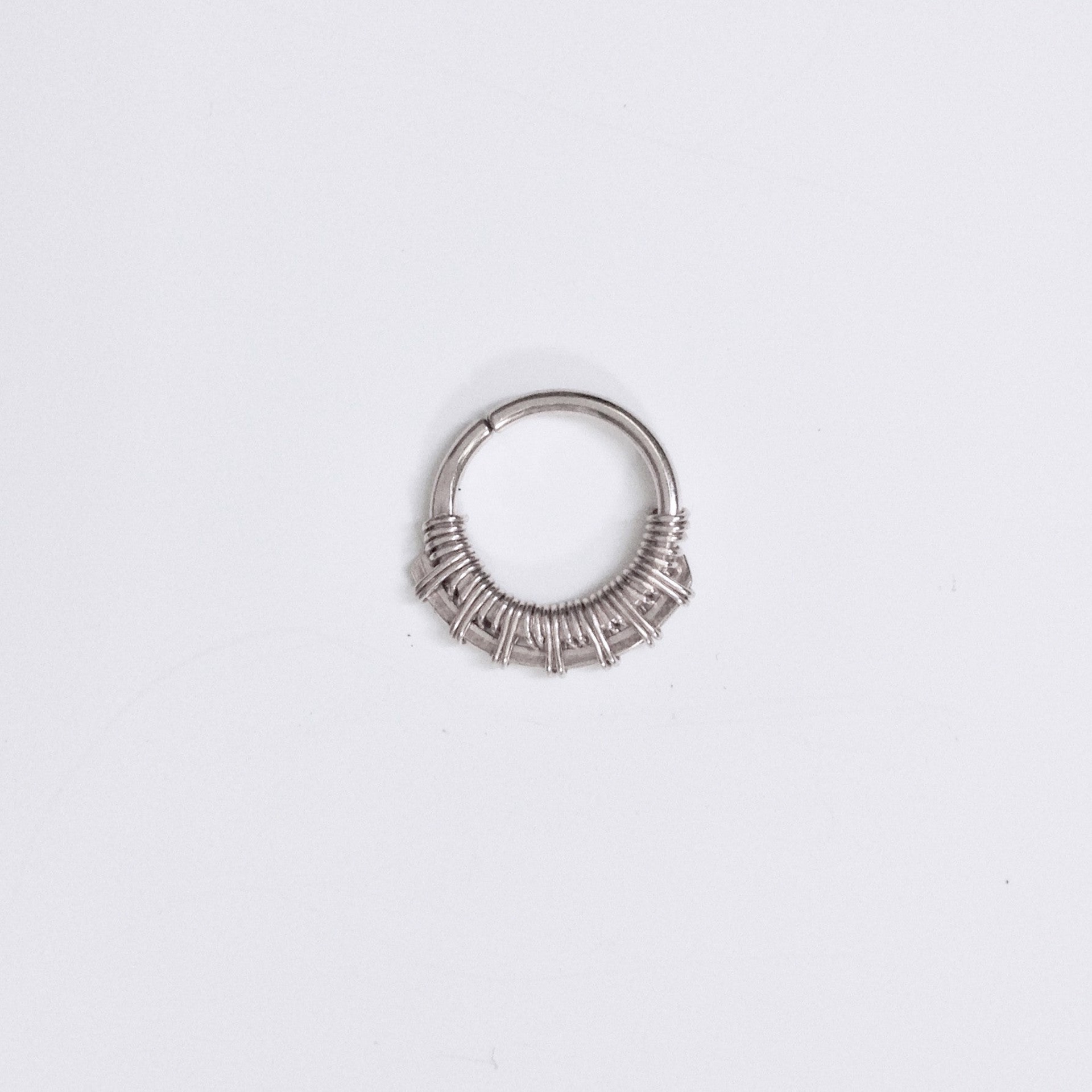 Sundara Septum Ring- Silver - 6mm / 20 by Clementine & Co. Jewelry