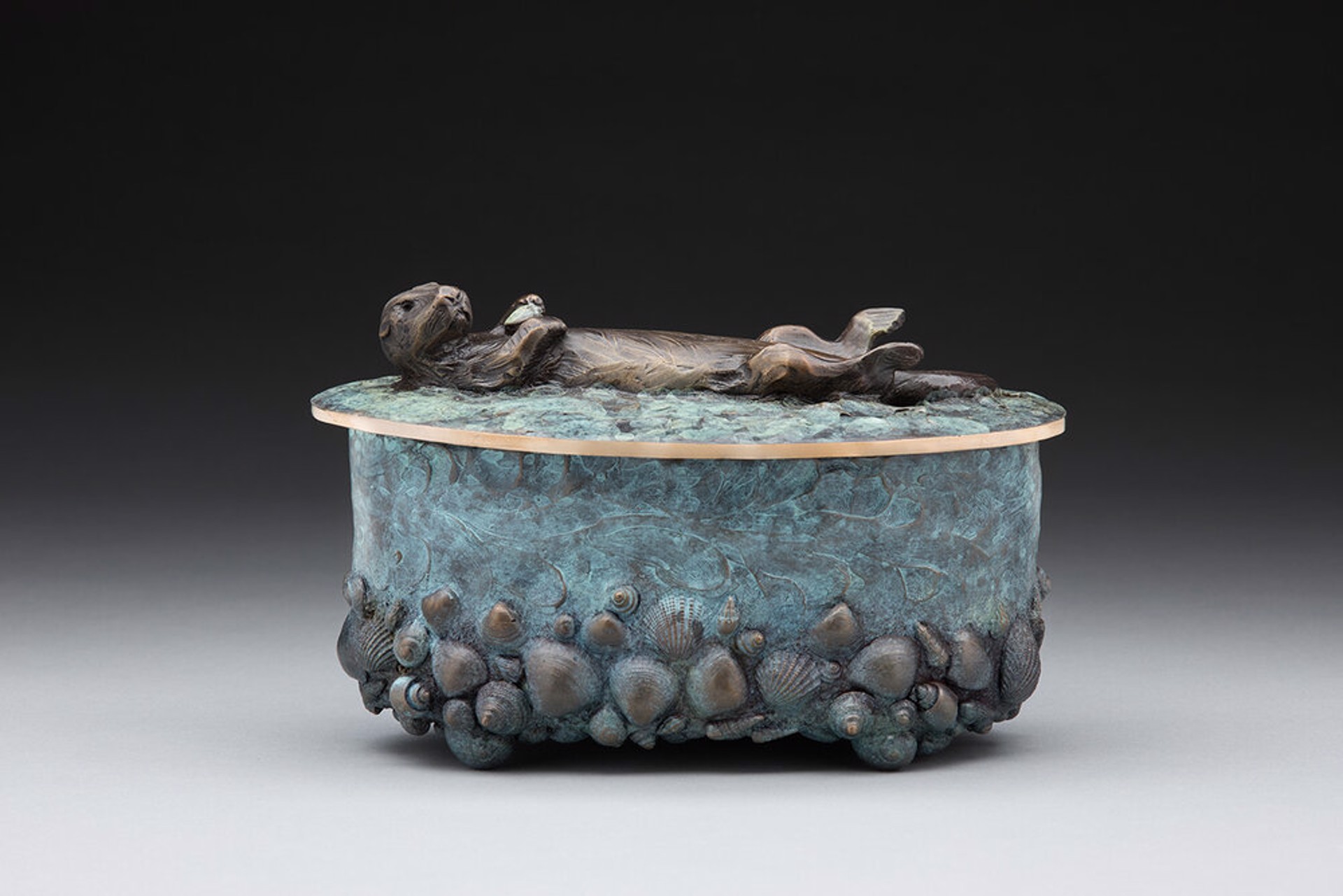 Otter Urn by JAMES MOORE