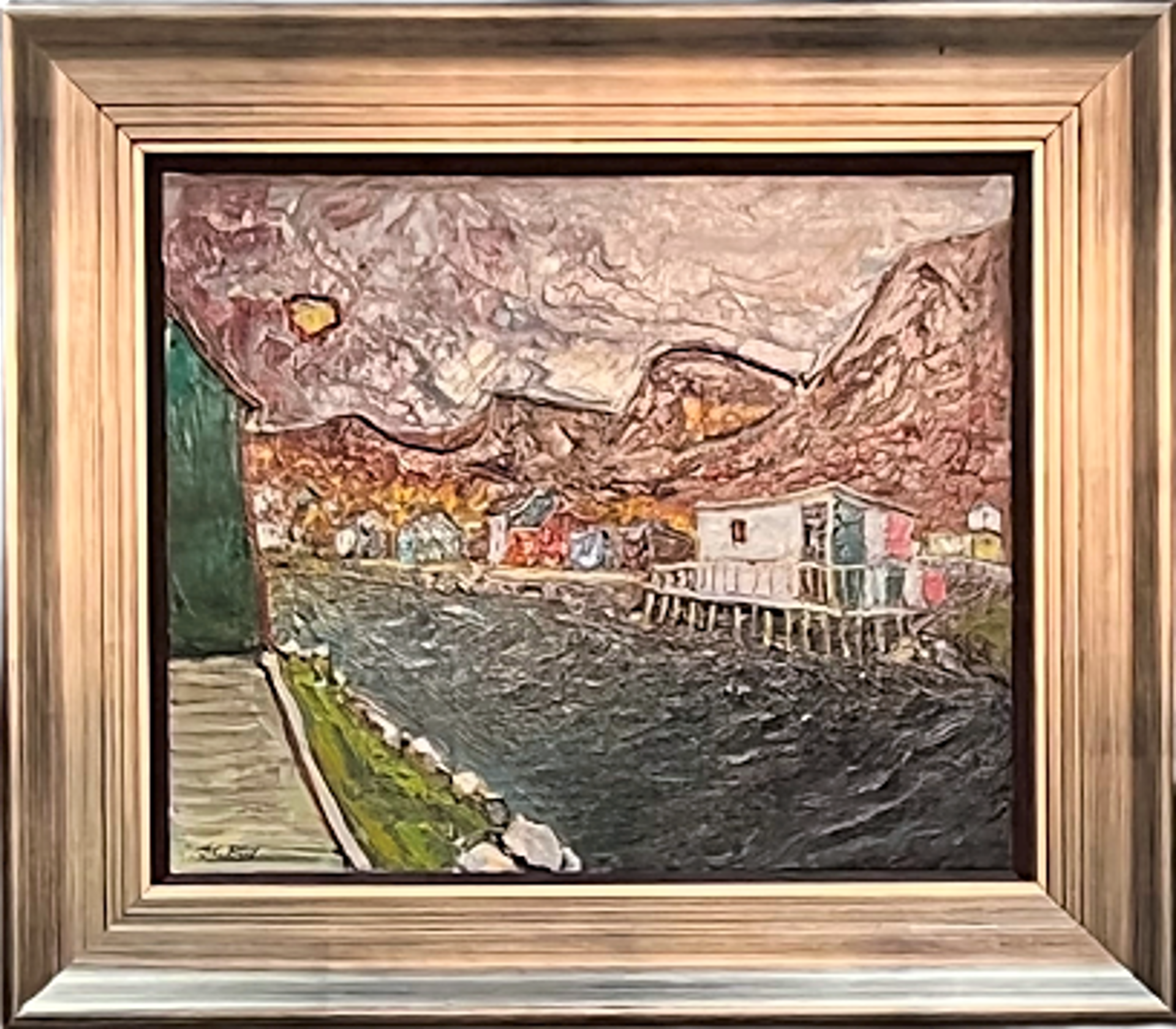 Autumn in Petty Harbour, Newfoundland by Jean Claude Roy