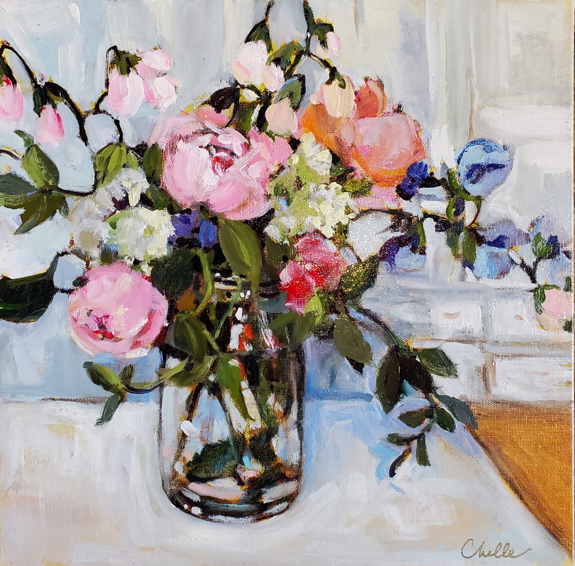 Kitchen Flowers by Chelle Gunderson