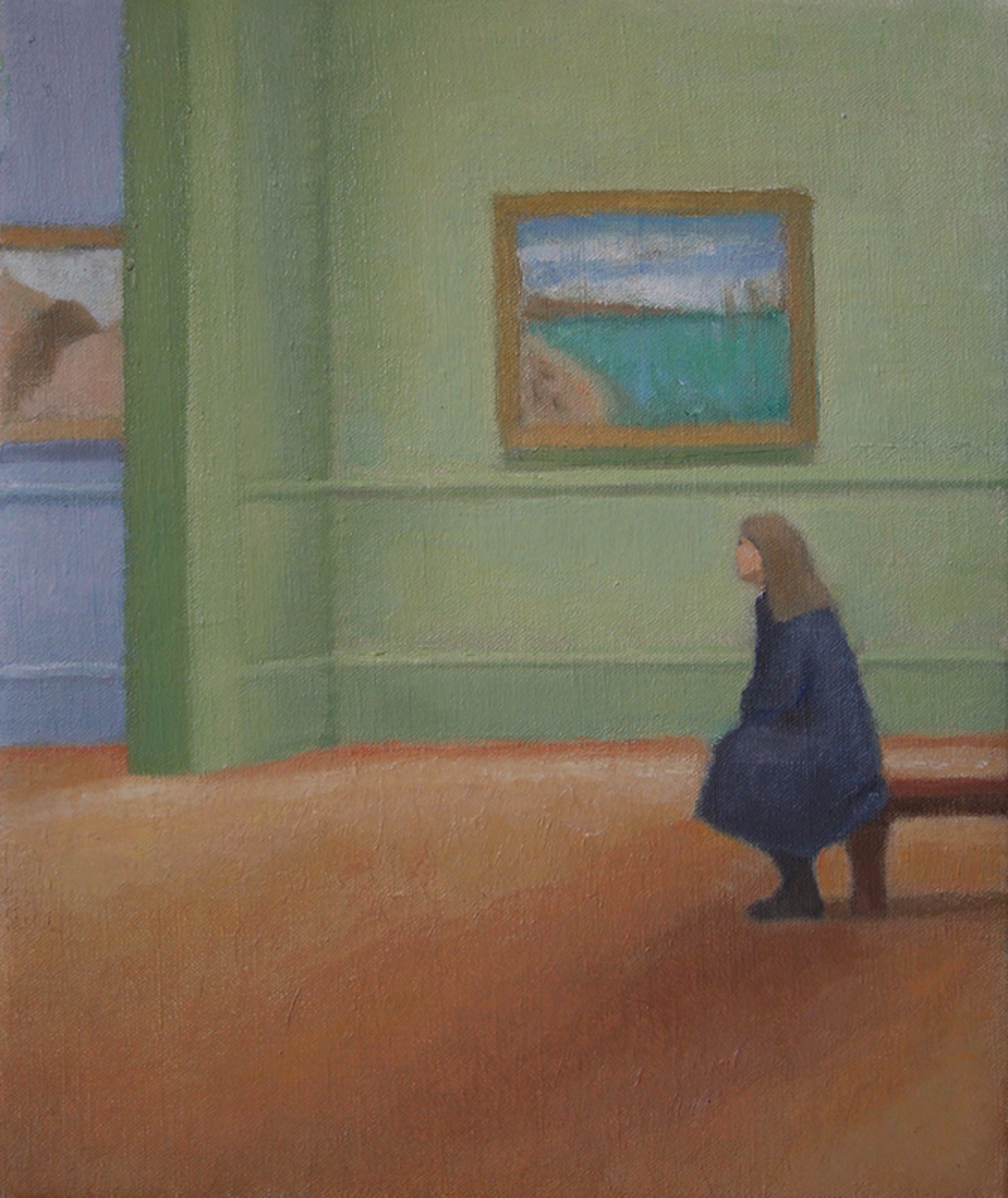 Sitting with Monet by Judith Wyer