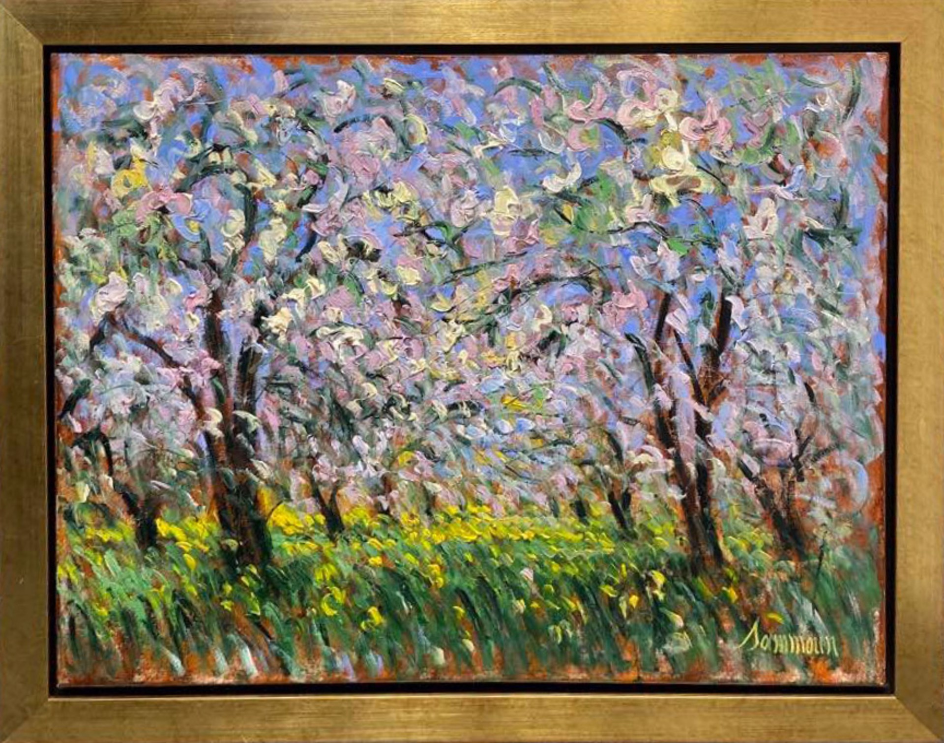 Cerisiers, mois de Mai by Samir Sammoun