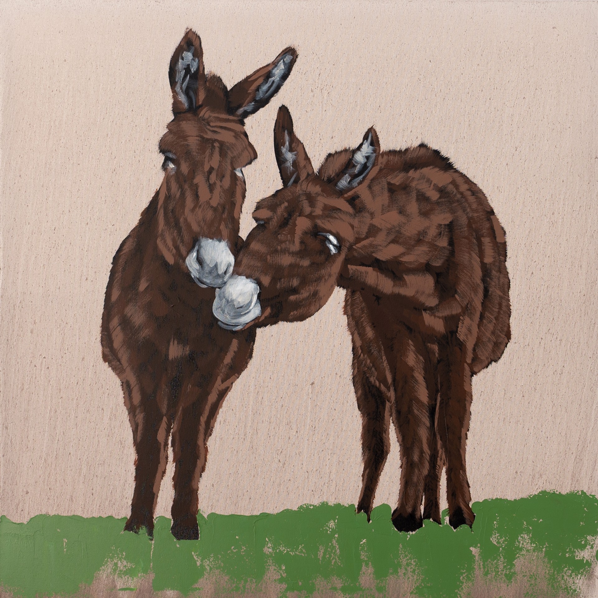 Two Donkeys by Josh Brown