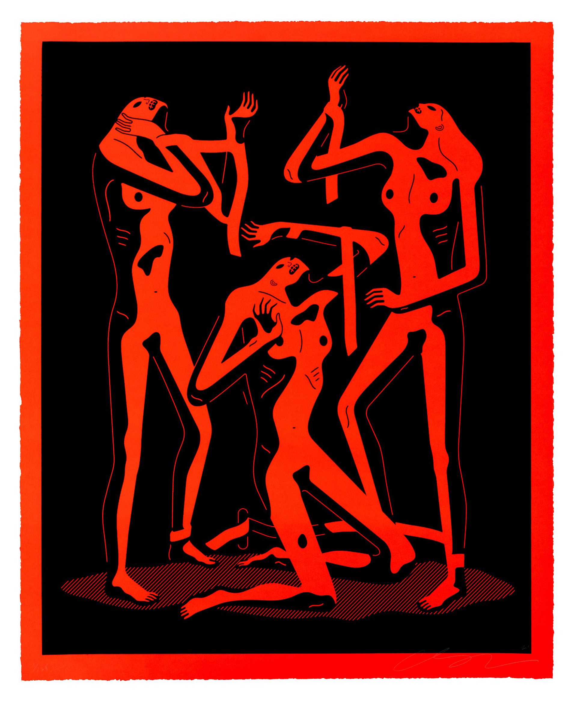 Sirens (Red) (36/125) by Cleon Peterson