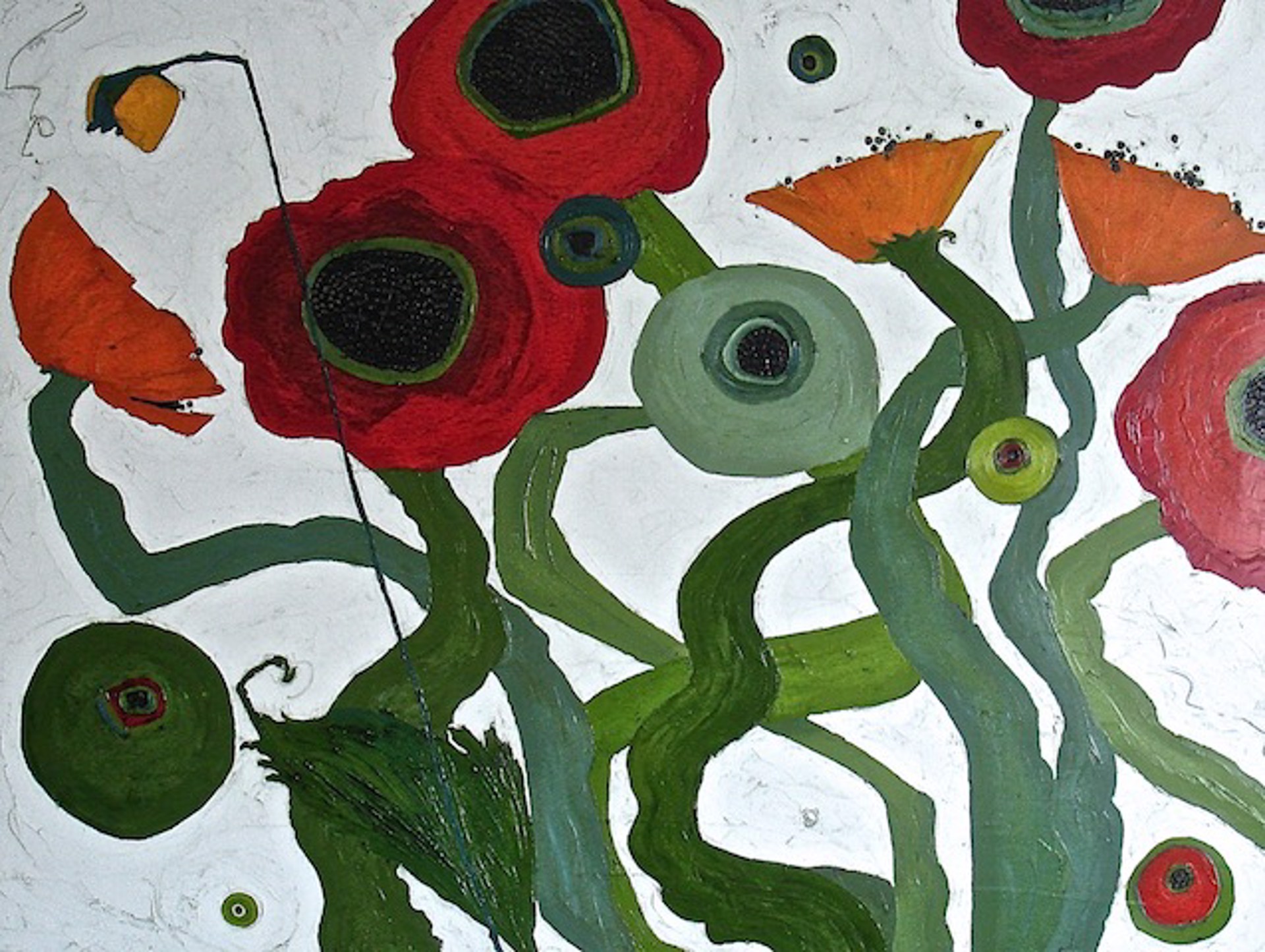 Poppyfield No.15 by Karen Tusinski