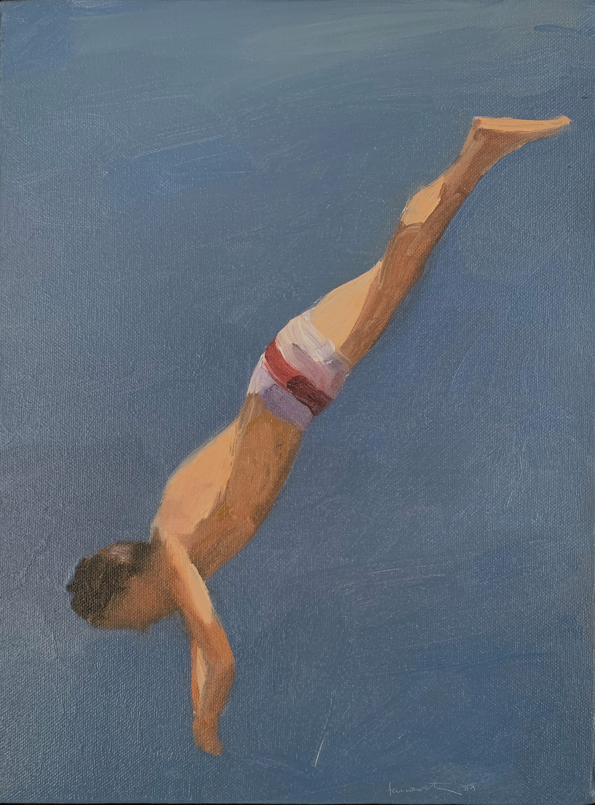 Quarry Jump: Hanging in Air by Joel Janowitz