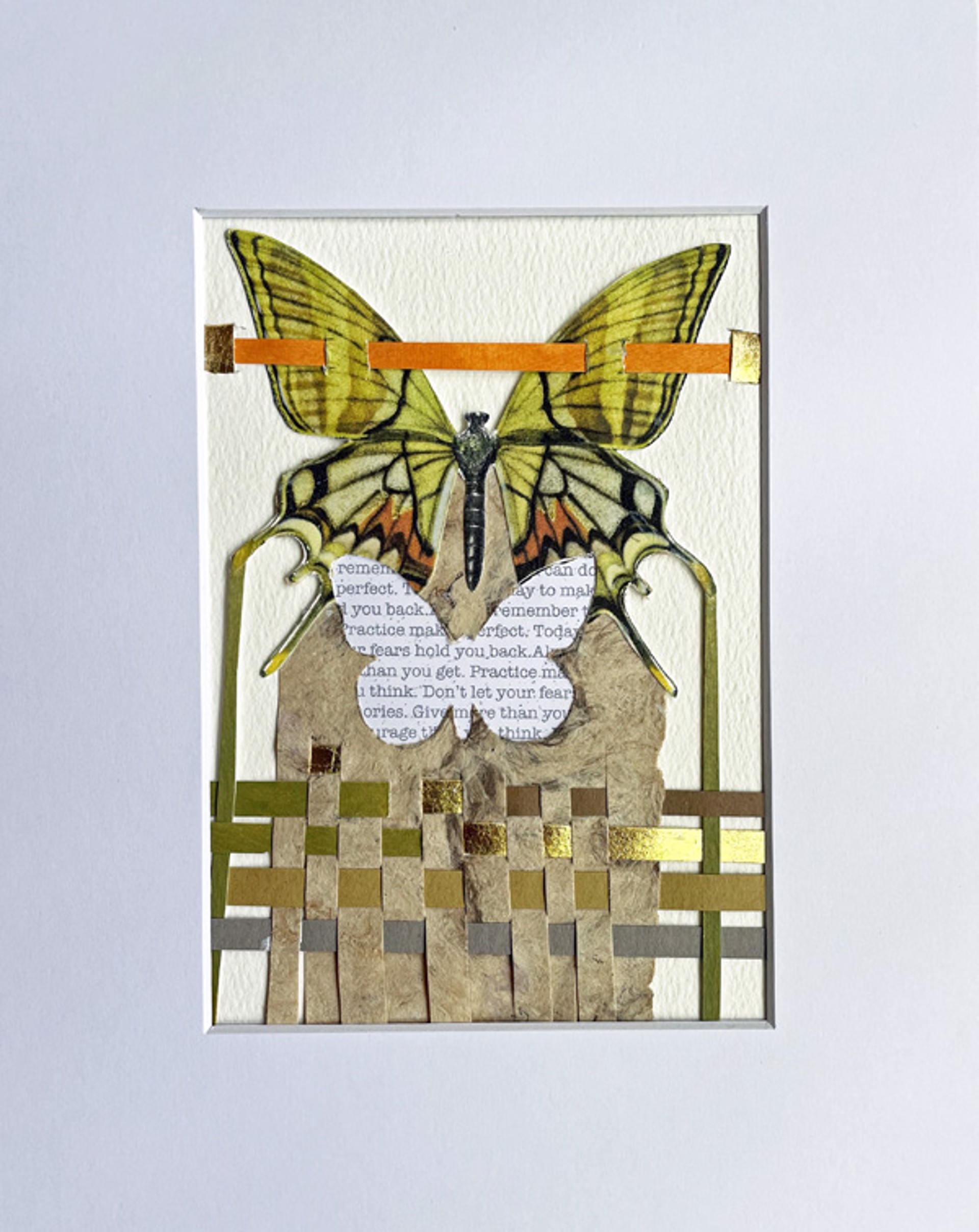 Collage Butterfly by Beth Aronoff