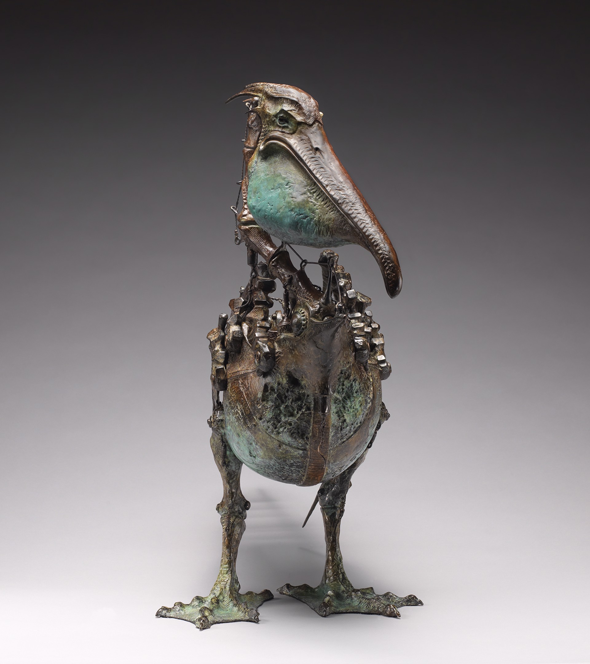 Dry Dock Pelican by David Crawford Bronze Coast Gallery