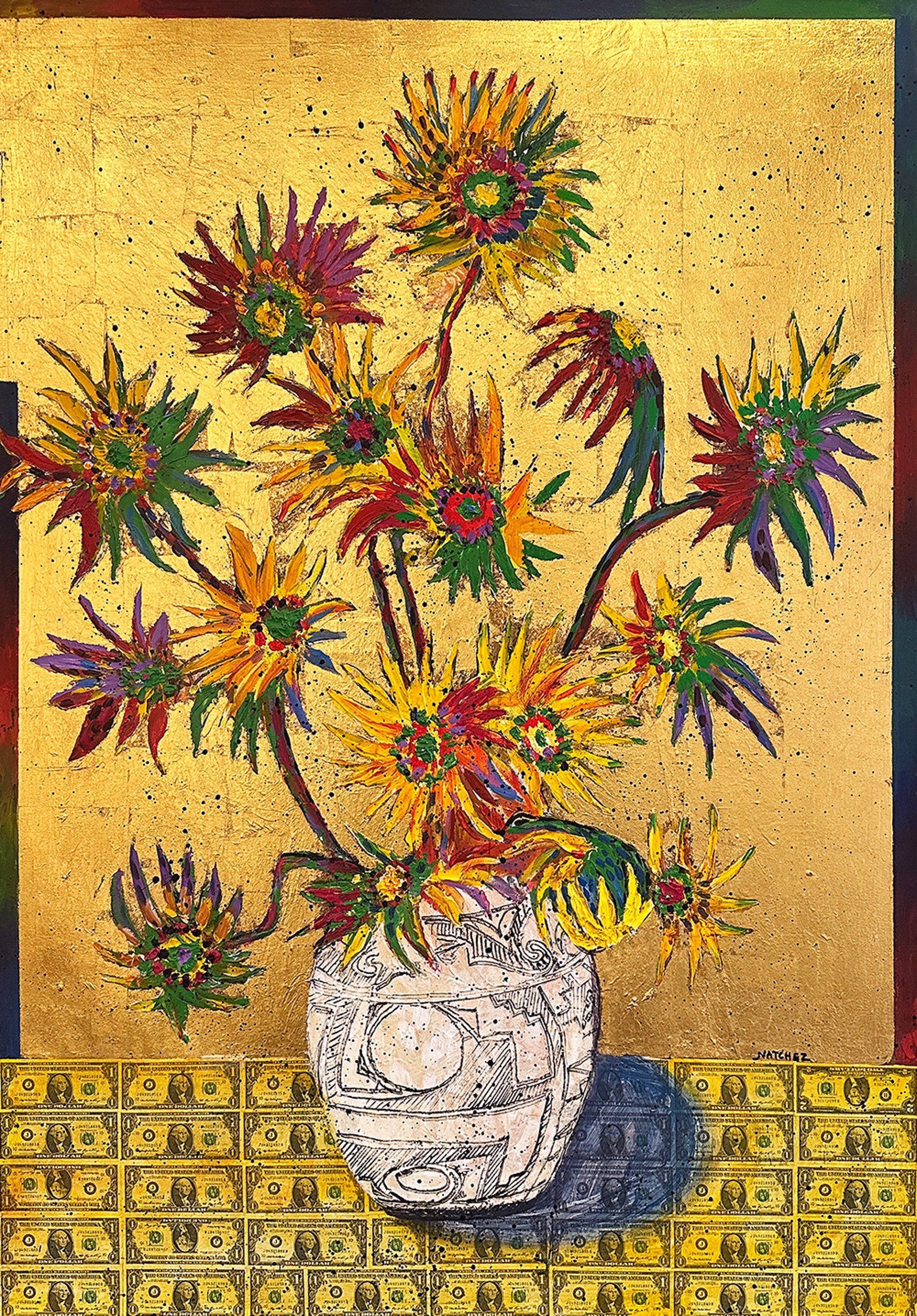Cheerful Blooms by Stan Natchez