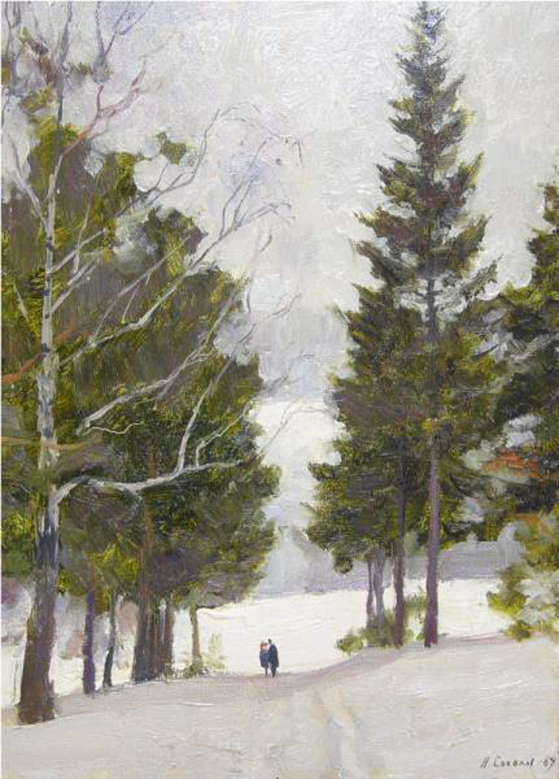 Winter by Nikolai Sokolov