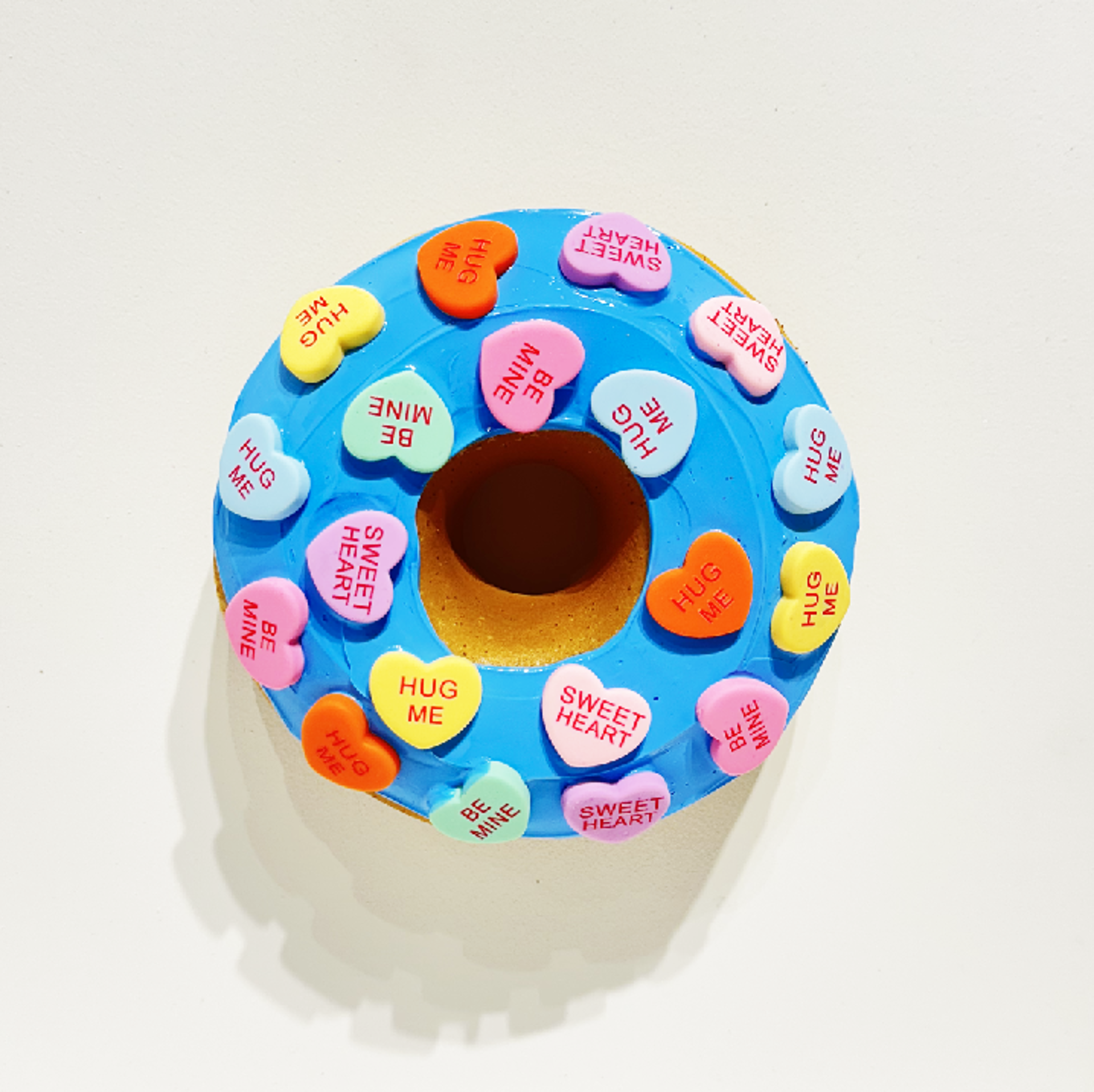 Conversation Heart Donut by Anna Sweet