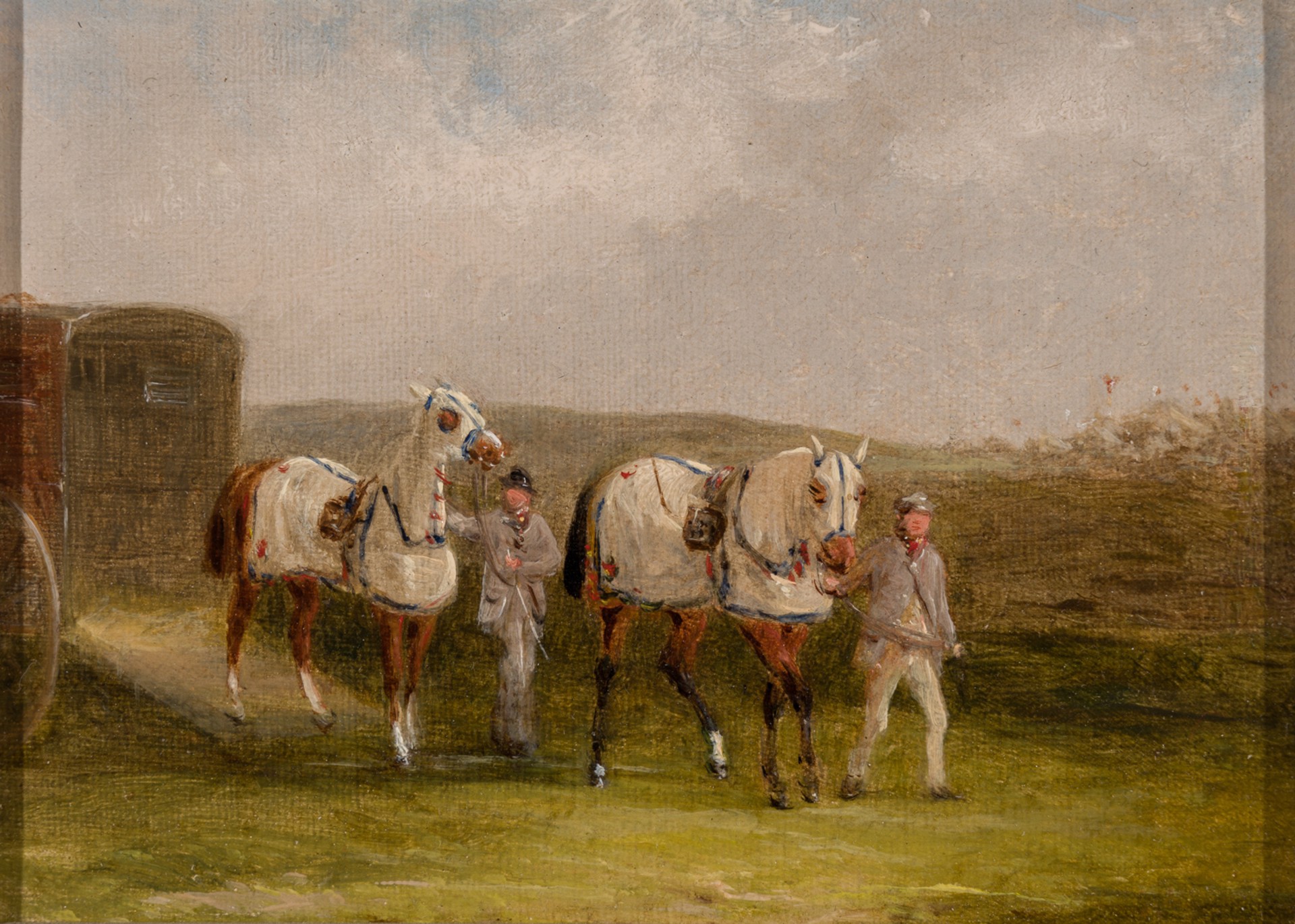 RACING (set of 4) by William Joseph Shayer