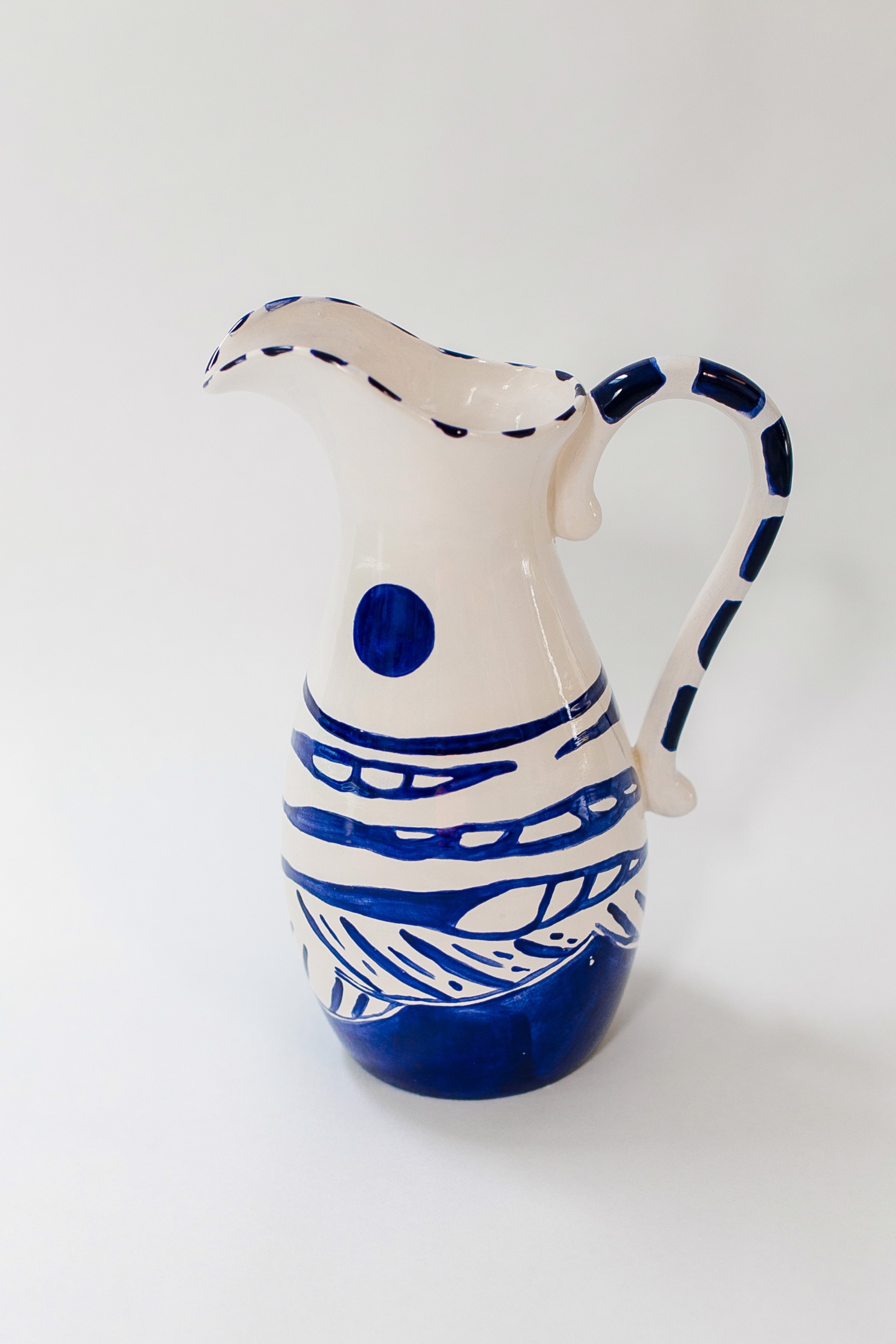 Blue Moon Pitcher by Andrea Naylor